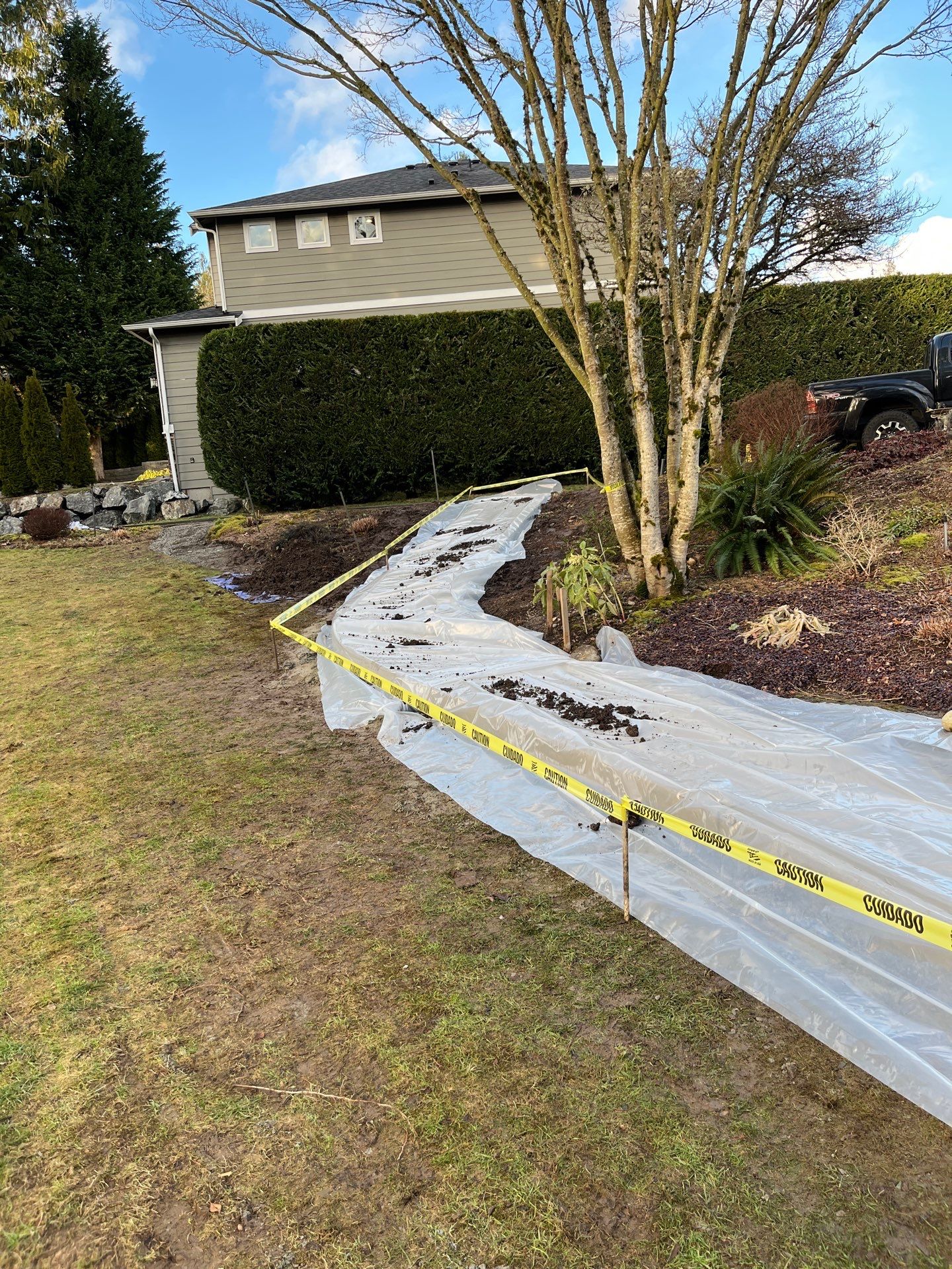 Paul | Aggregate Concrete Walkway by Jireh Asphalt & Concrete Inc 