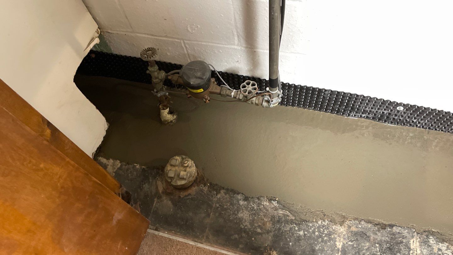 Drain Tile & a Sump Pump for our Property Management Partner by Waterproofing Northeast