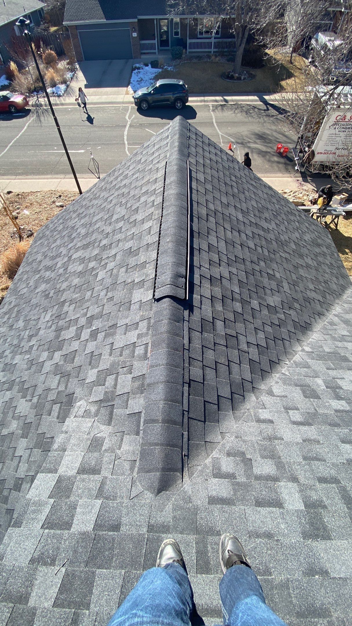 Resdiental Hail Damage Roof Replacement using Certainteed Northgate by Black Belt Roofing