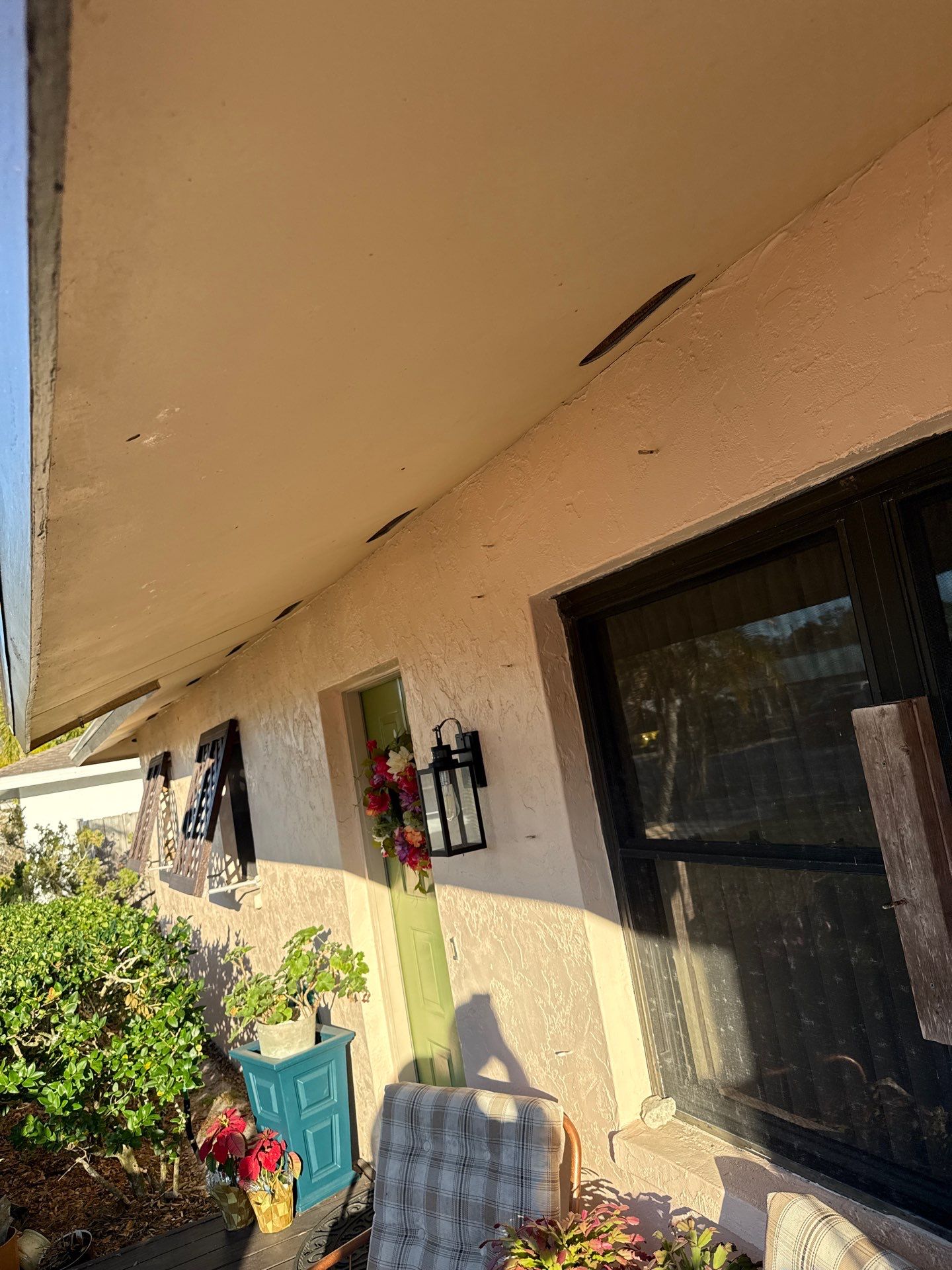 Musket Brown Soffit Installation in Sarasota FL by Gutter Professors