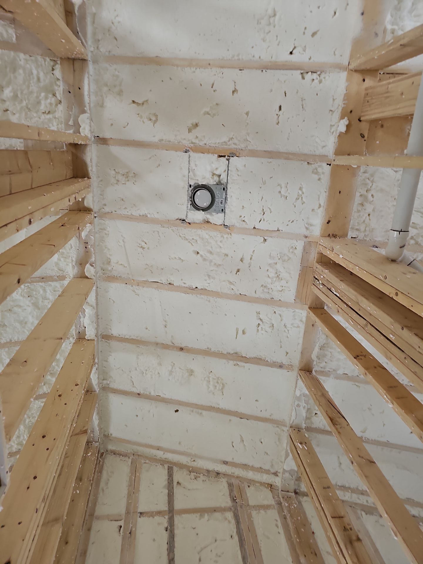 Spray Foam Insulation using open cell spray foam by NYS Foam & Energy