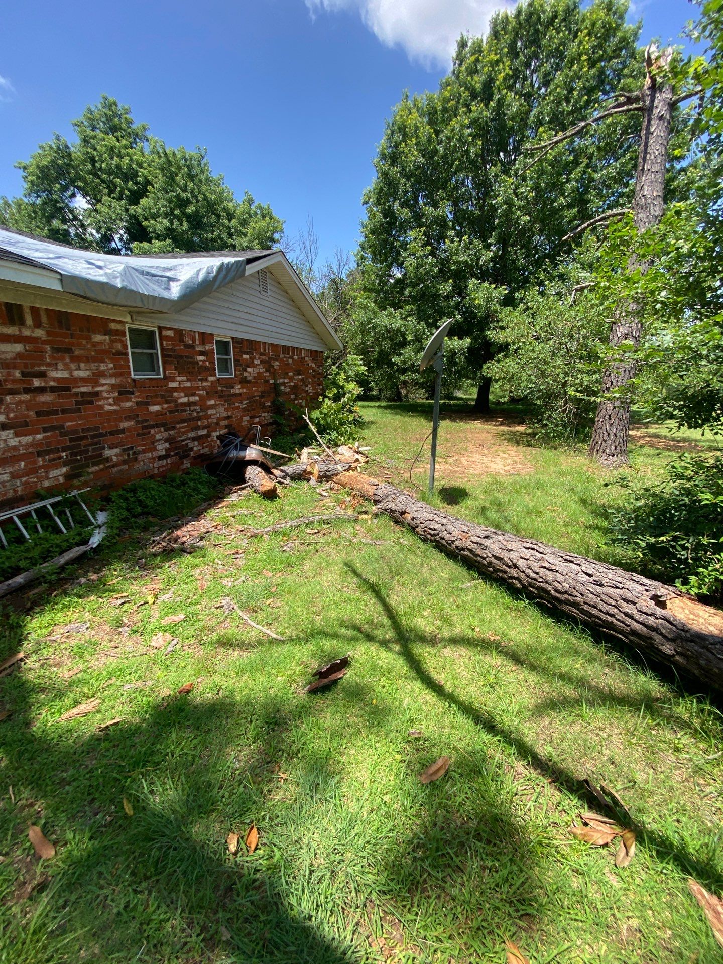Storm Damage Restoration and Complete Roof Replacement in Pauls Valley by BANA Roofing and Solar Supply