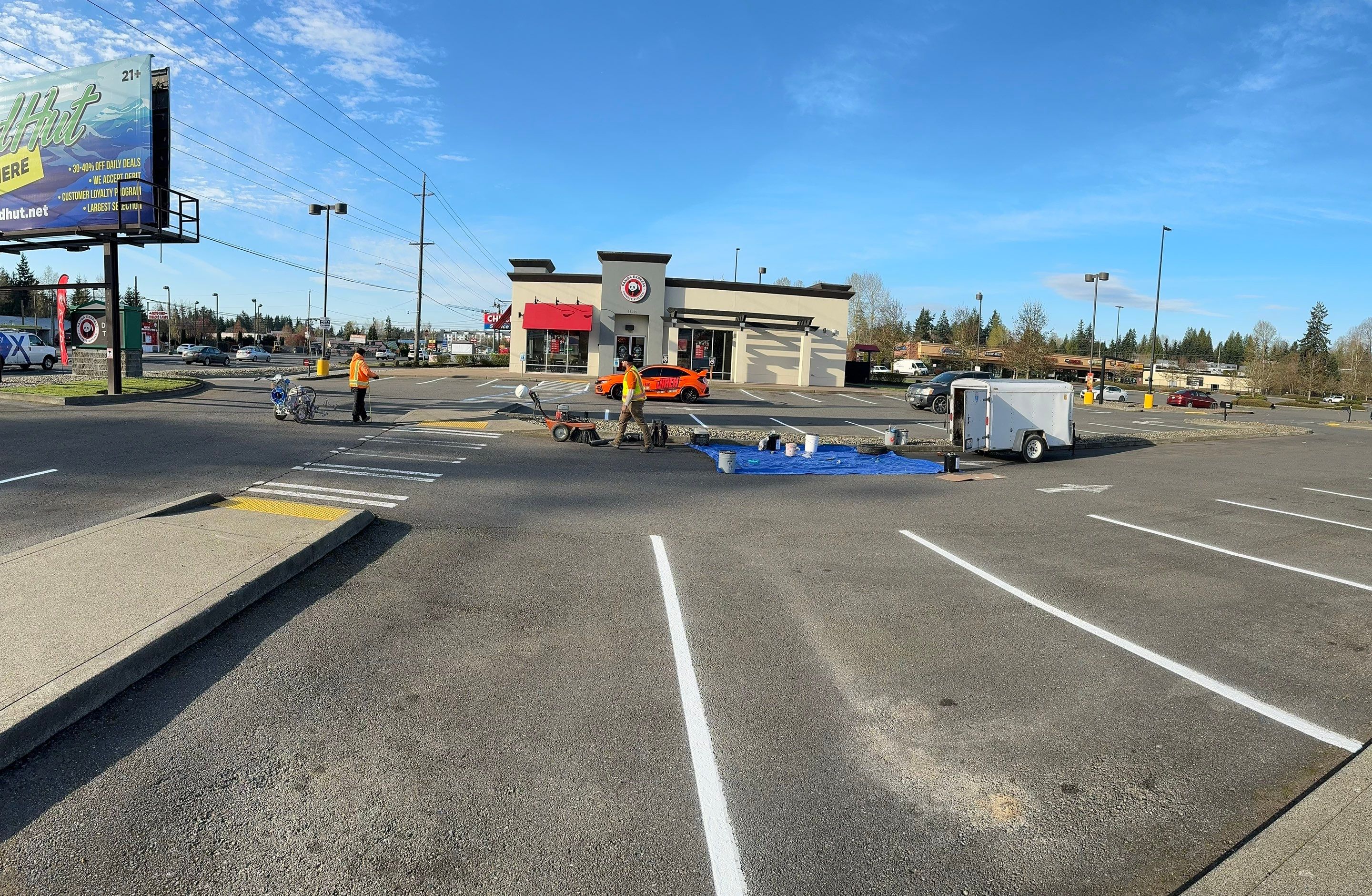 Panda Express | Striping  by Jireh Asphalt & Concrete Inc 