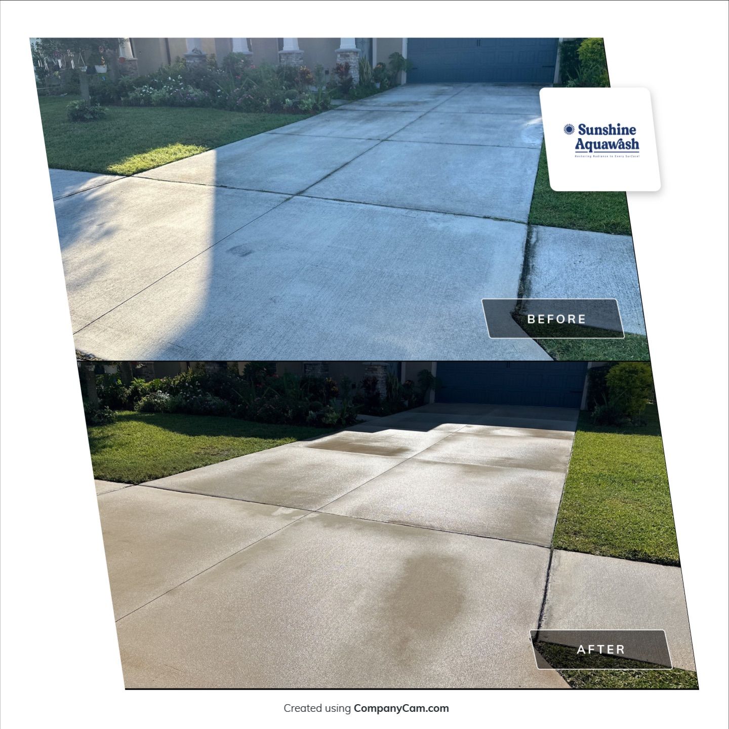 Driveway Cleaning in Palmetto, FL – Trevesta Community by Sunshine AquaWash