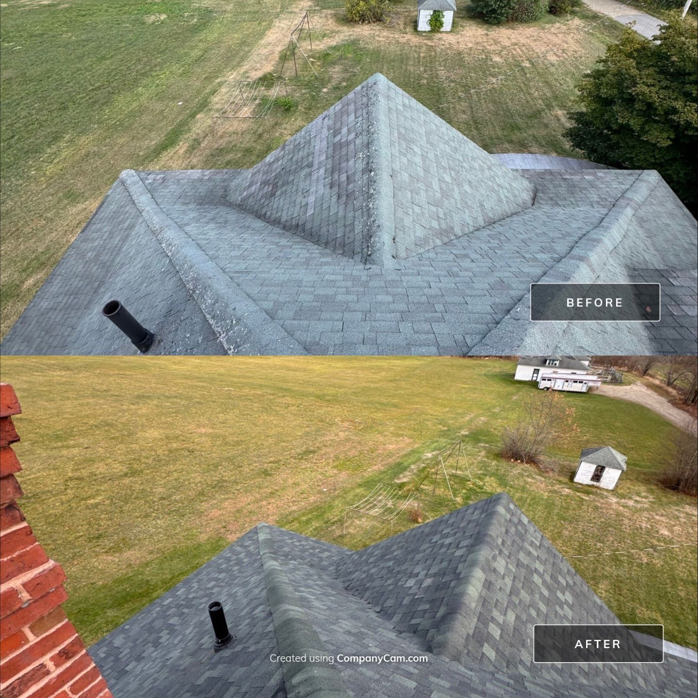 Goffstown, NH Roof Replacement Using IKO Dynasty Architectural Shingles in Emerald Green by Compass exteriors