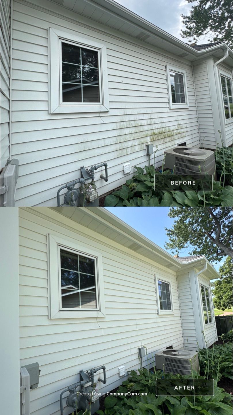 Project in McHenry by Simmons Power & Soft Washing