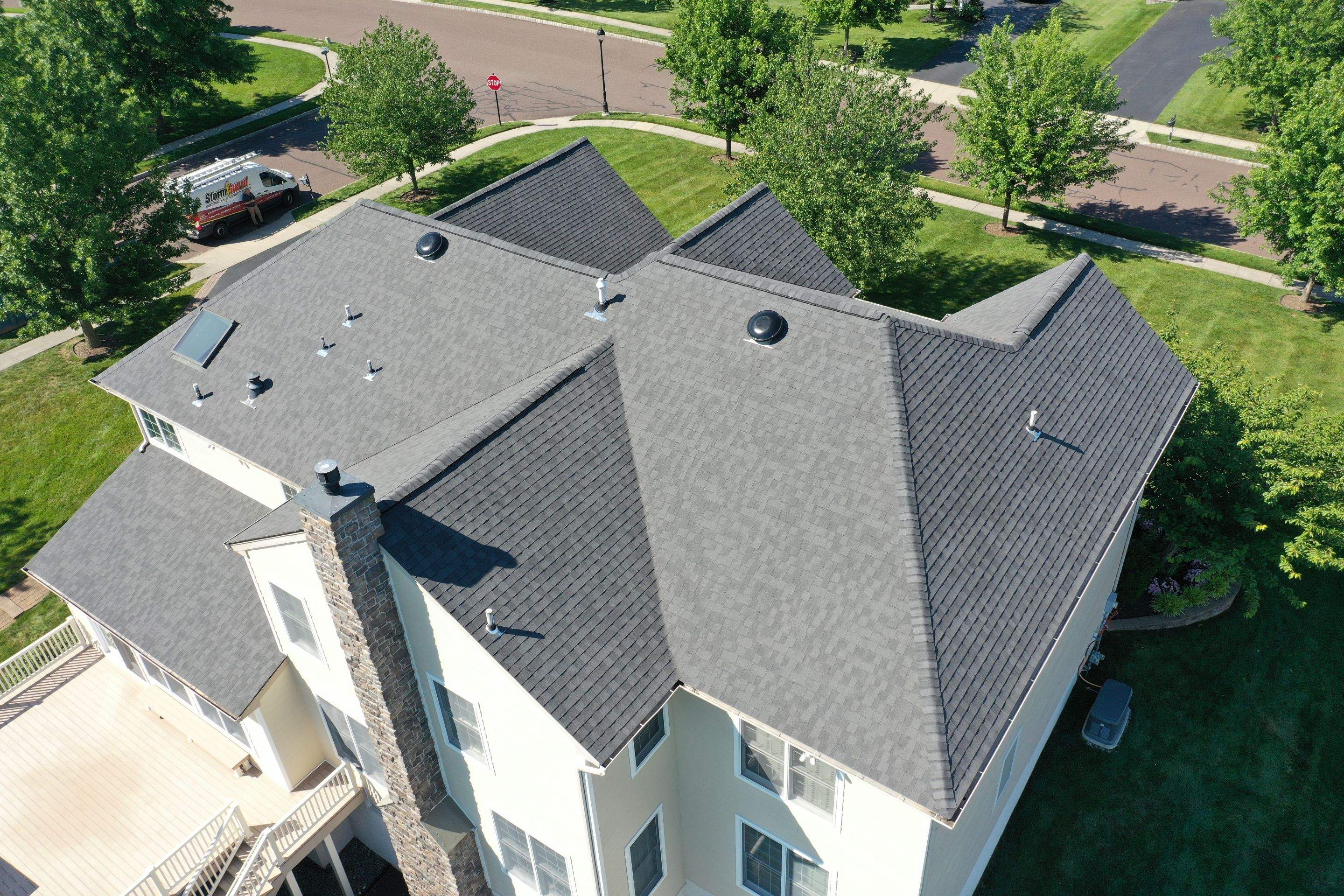 Roofing Installation using CertainTeed Landmark - Pewterwood by Storm Guard of Ches-Mont PA