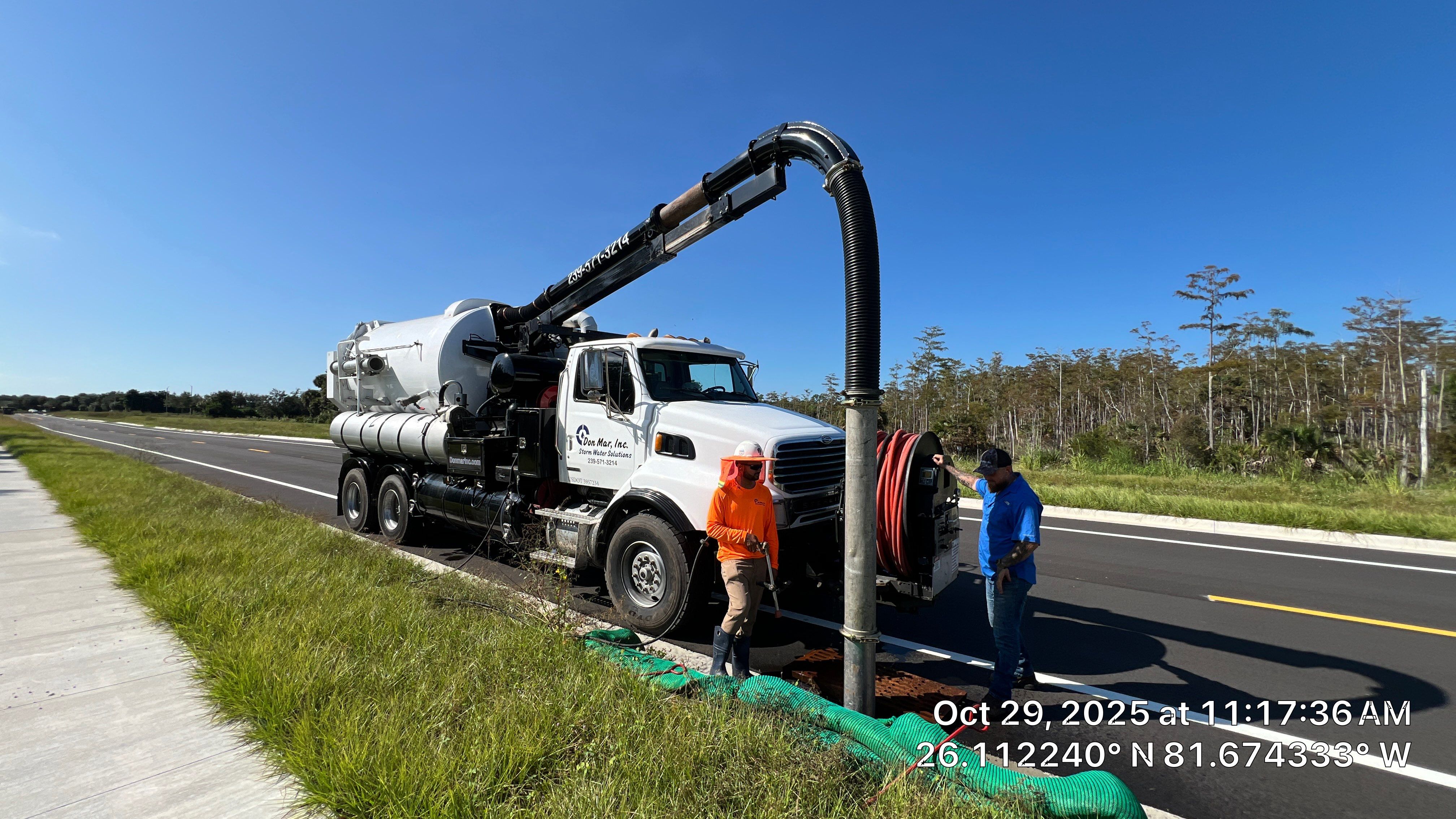 New Construction Road off Rattlesnake in Naples by Don Mar, Inc. Storm Water Solutions