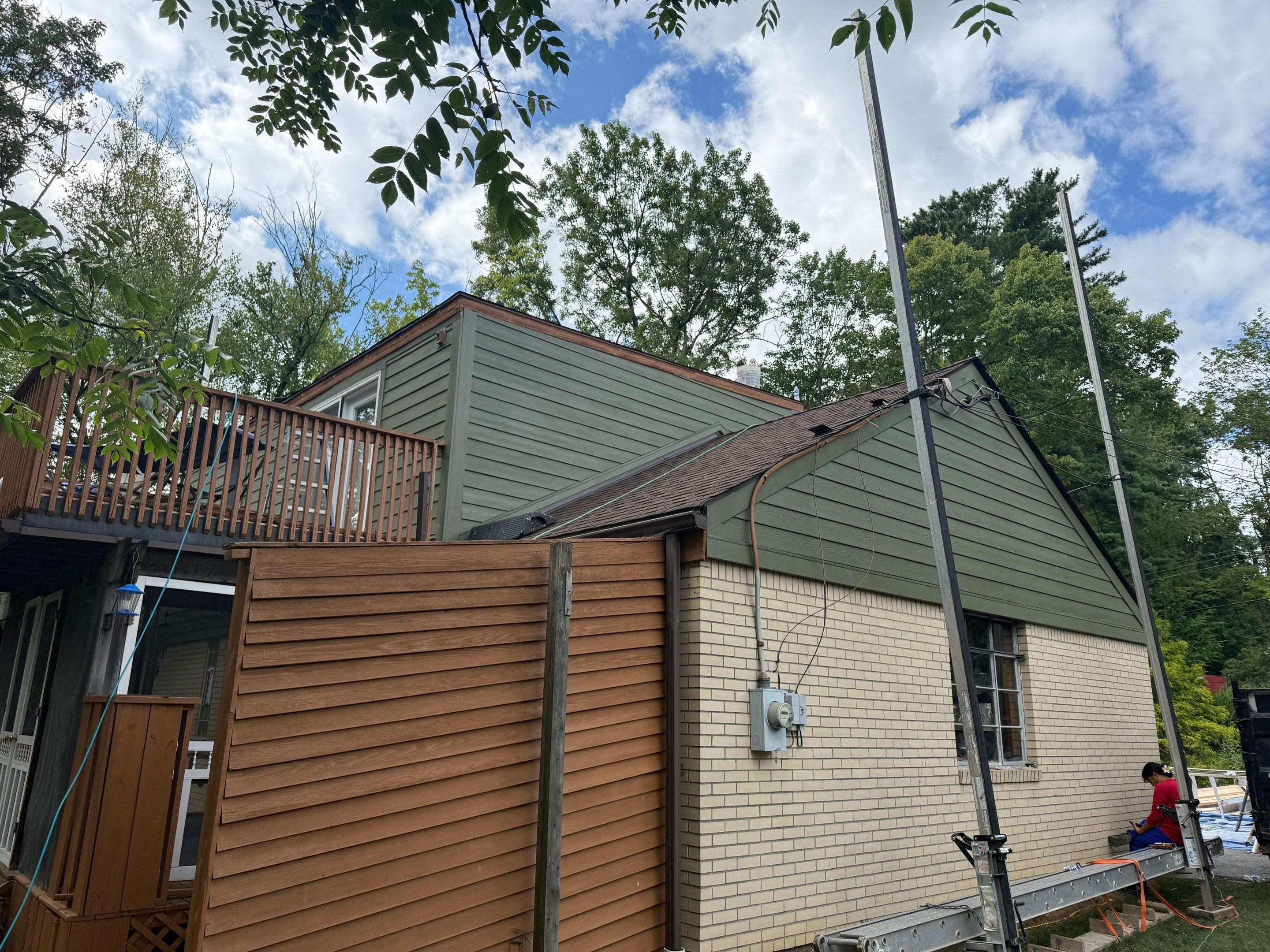 Hardie siding  by Cousins Roofing Siding & Decks