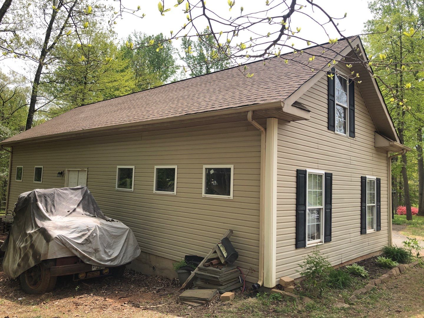Residential Roofing Installation using GAF Timberline Shake Wood by RJC General Construction, LLC.