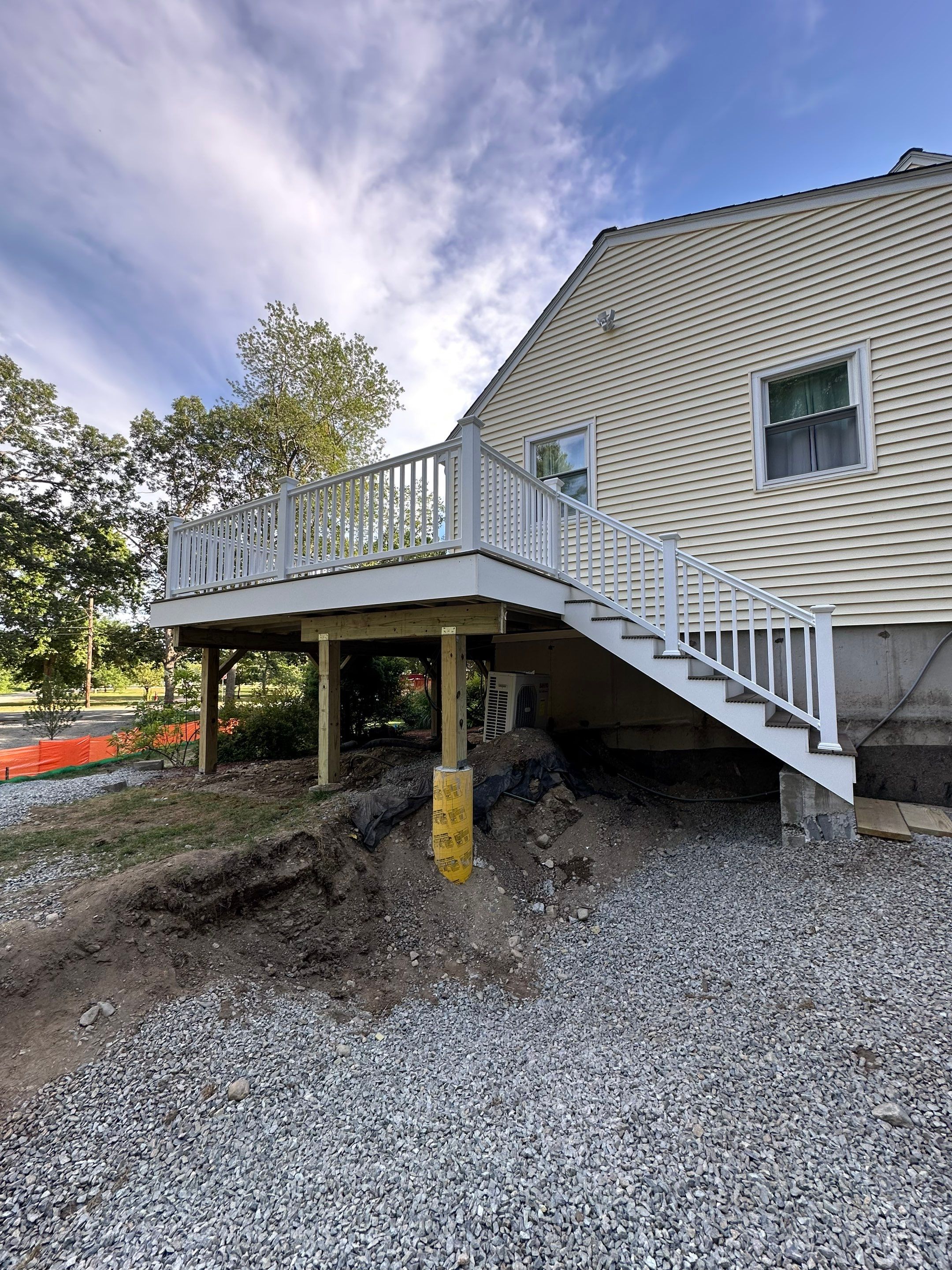 New Deck buit in Medfield MA by UBrothers Construction