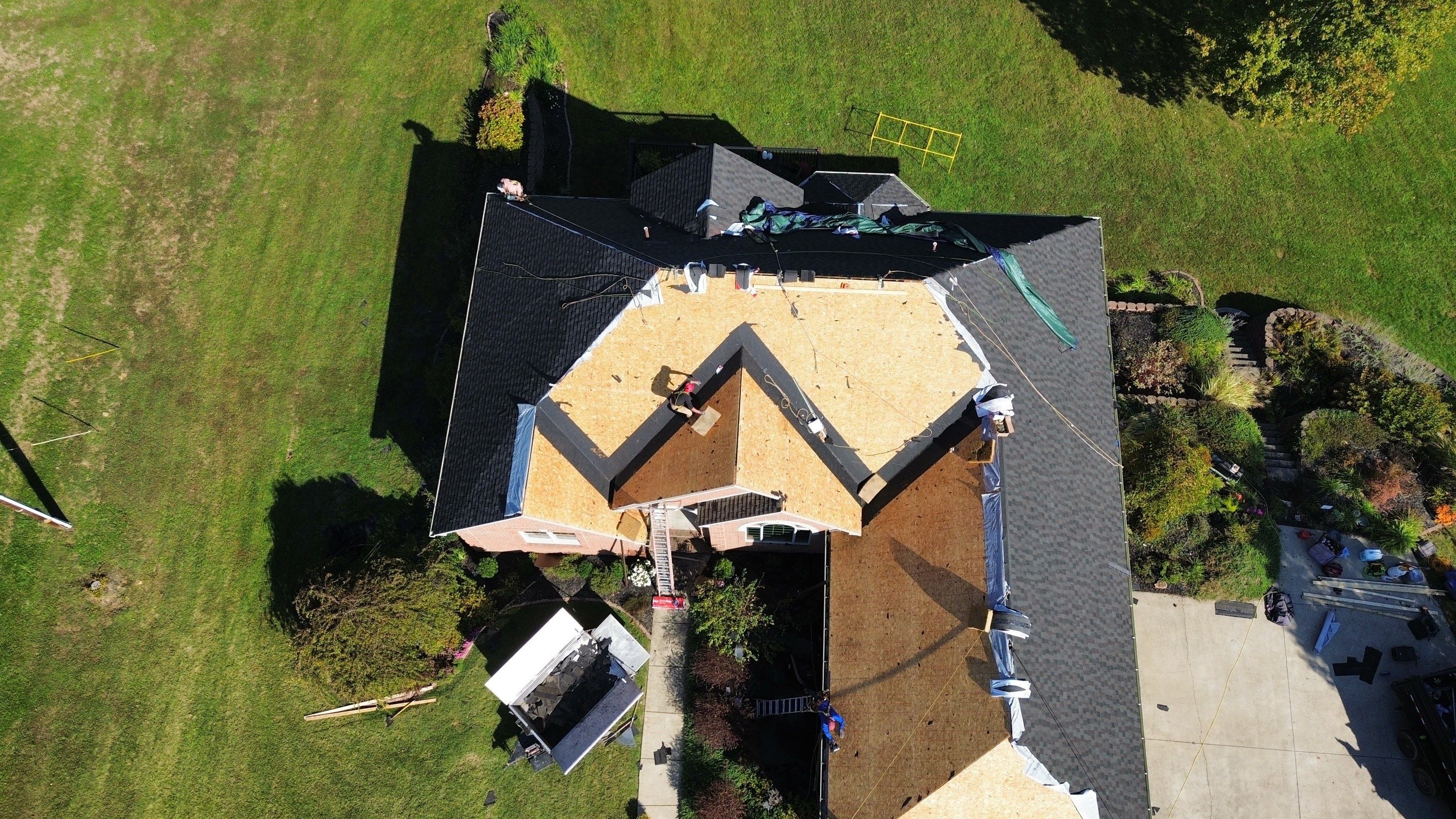 Residential Roofing Installation using Timberline HDZ Shingles - Appalachian Sky by RoofX 