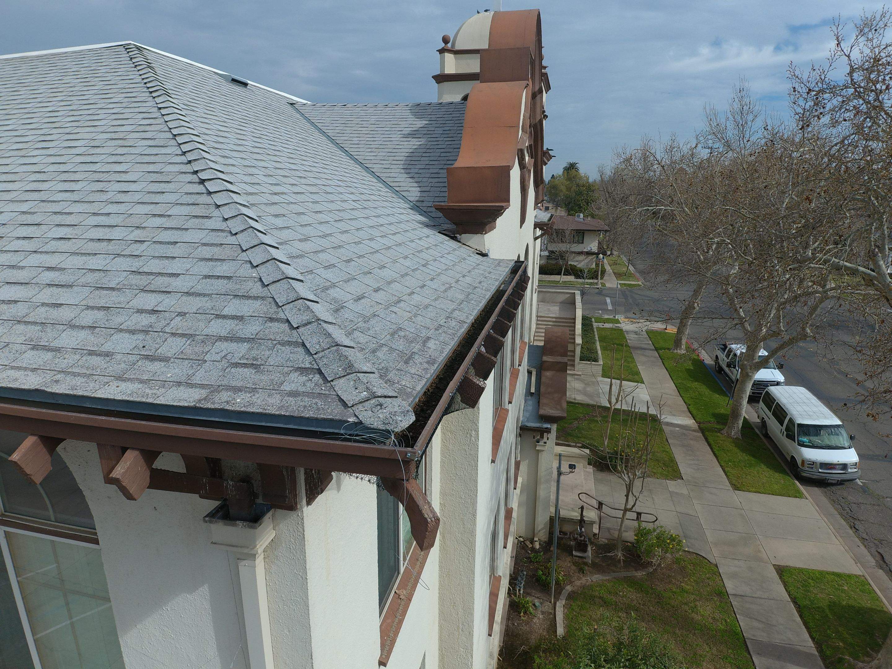  Presbyterian Church repairs to entrance architecture by Straight Edge Roofing Inc