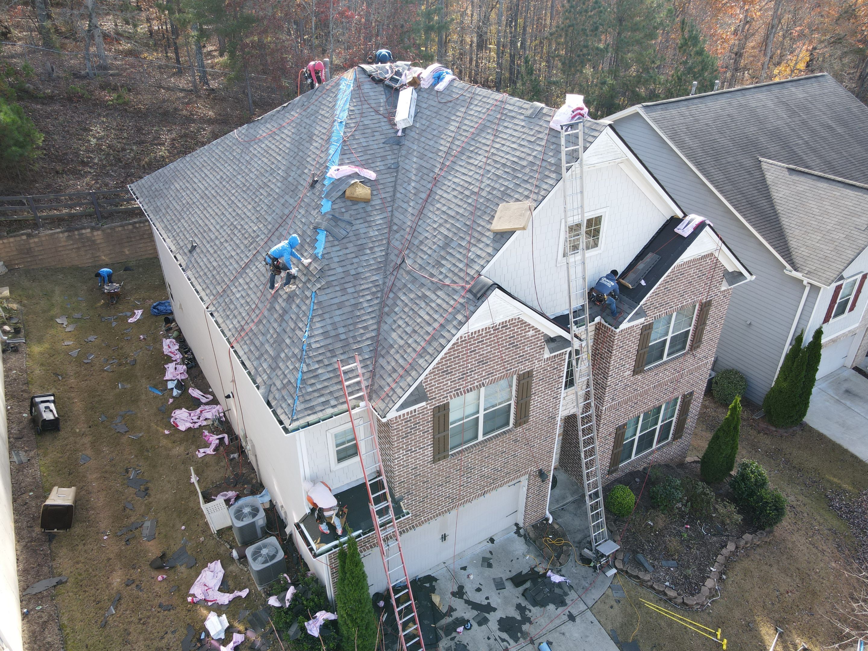 Residential Roofing Installation using Owens Corning by Inspector Roofing and Restoration