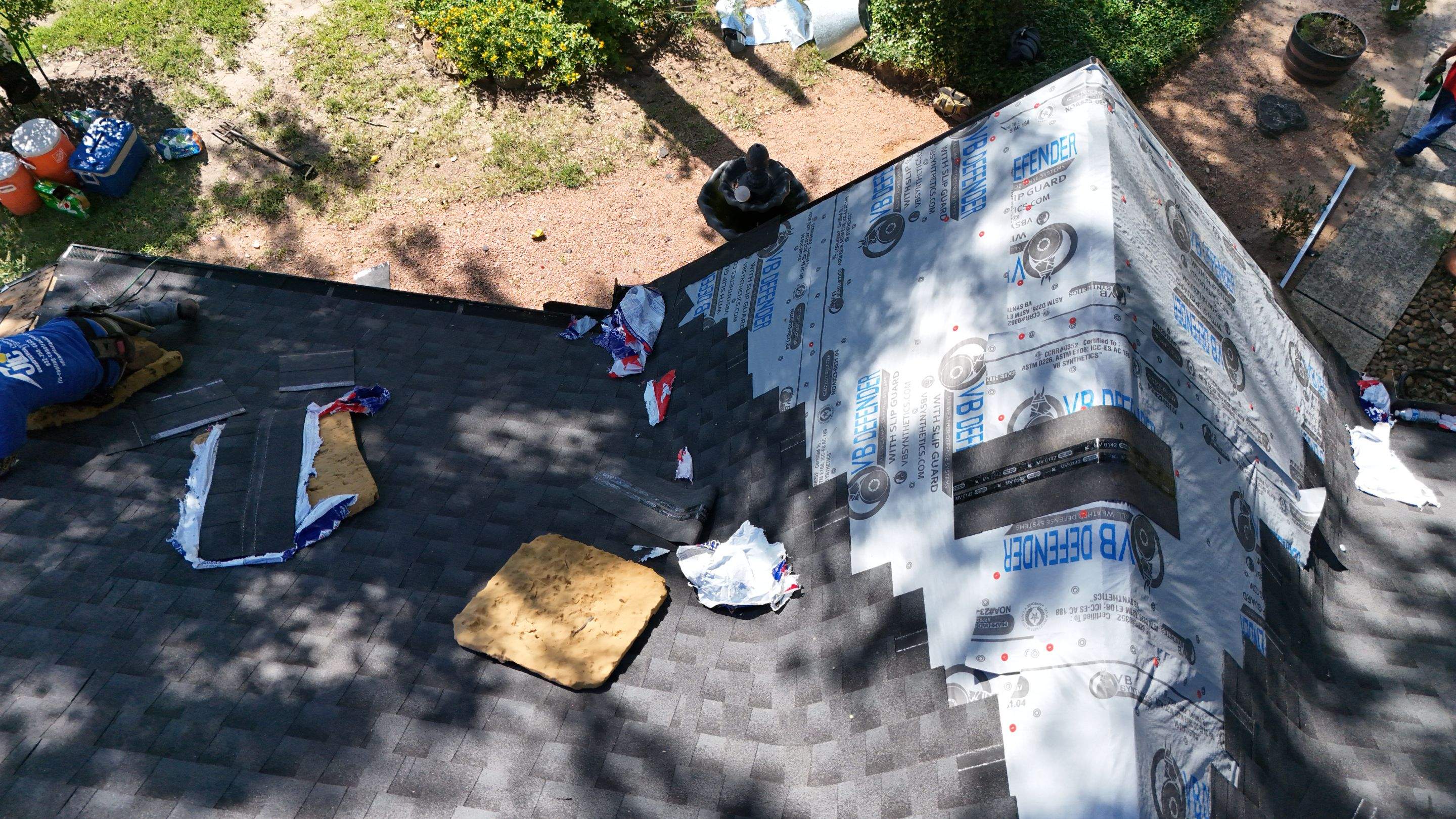 Roof Replacement with Fascia & Soffit Repairs — Conroe, TX by PL Roofing & SB Roofing, LLC.