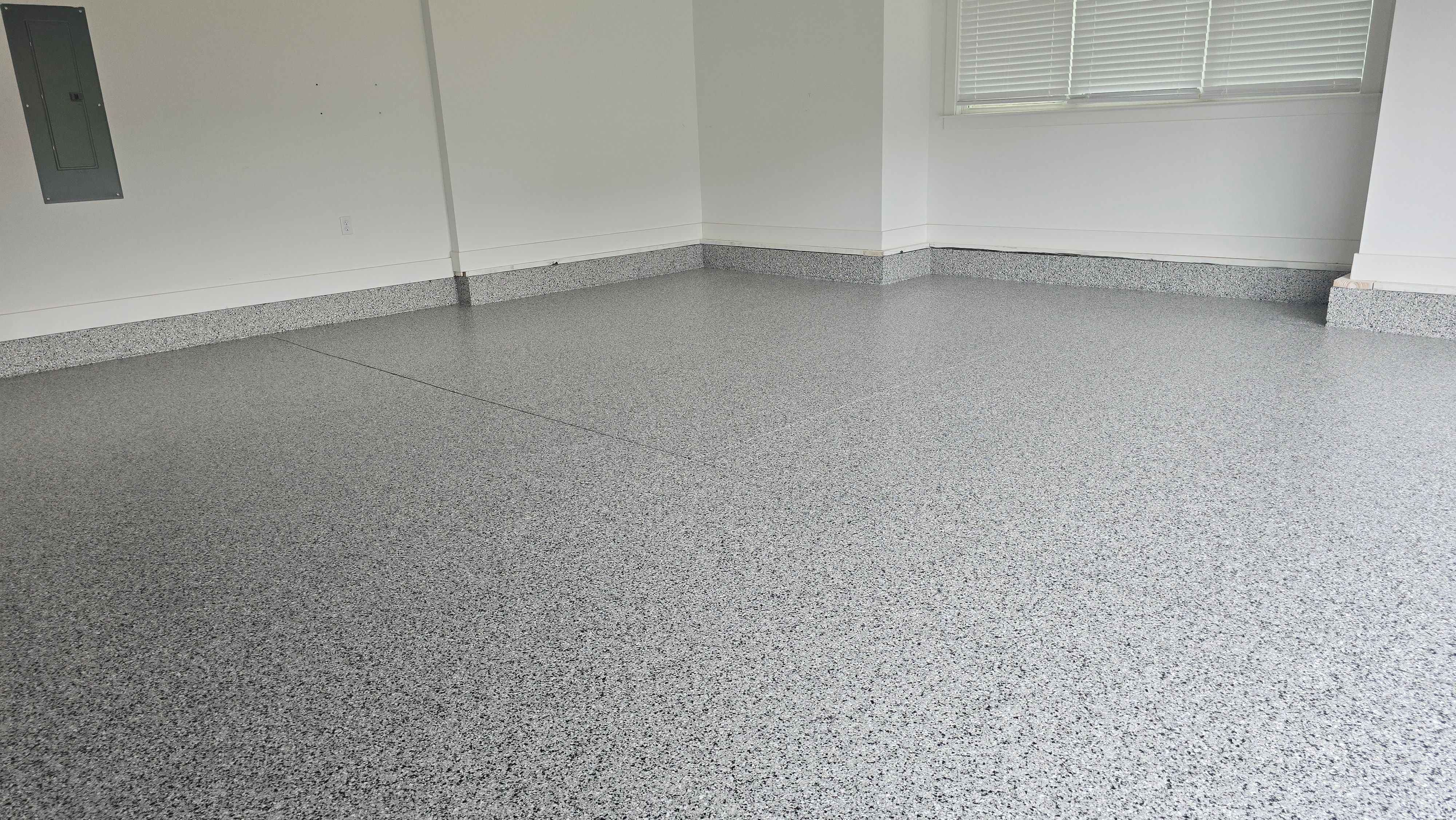 Garage Using Flake by Elite Floor Solutions