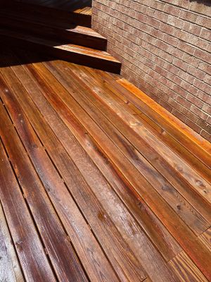 Deck using Wood Sealant