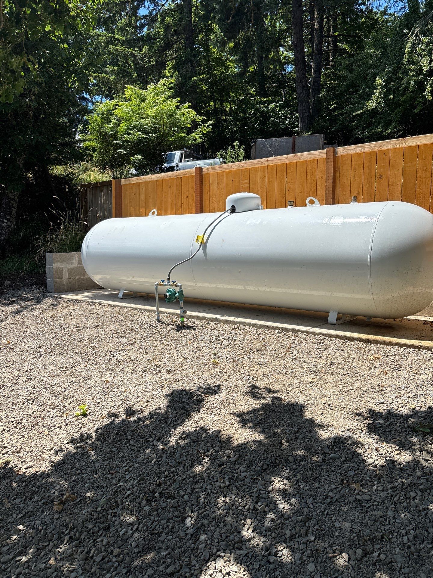 Concrete Pad & CMU Fencing by MV General Construction, LLC
