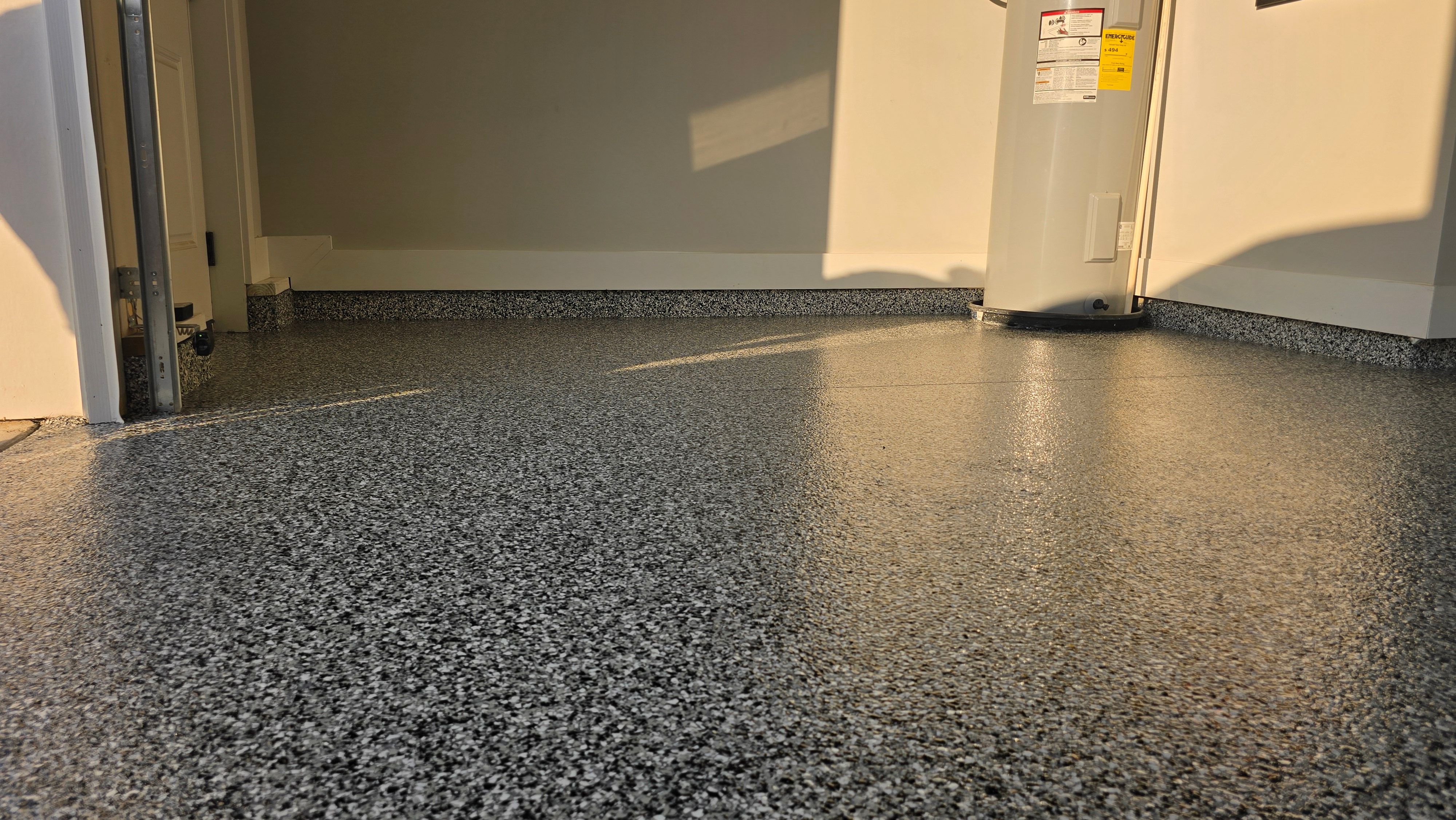 Garage using Domino by Elite Floor Solutions