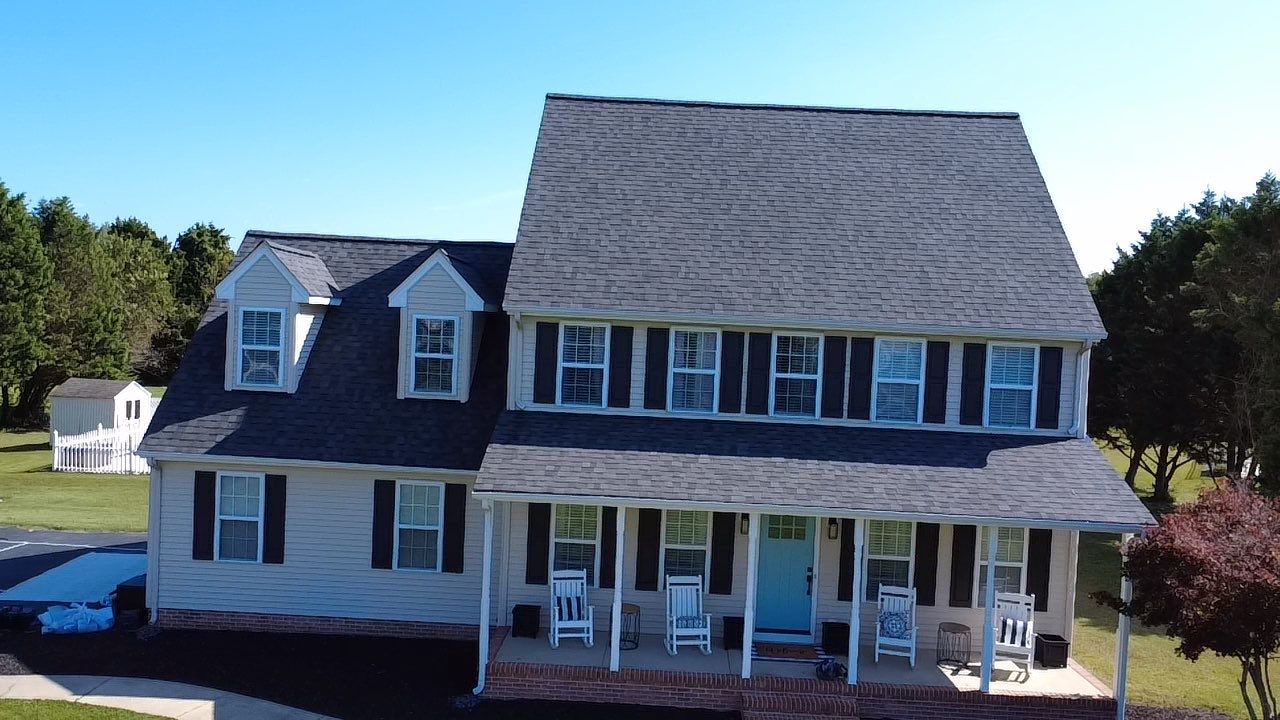 New Asphalt Shingle Roof Installation for Hebron Residence by First Chesapeake Roofing