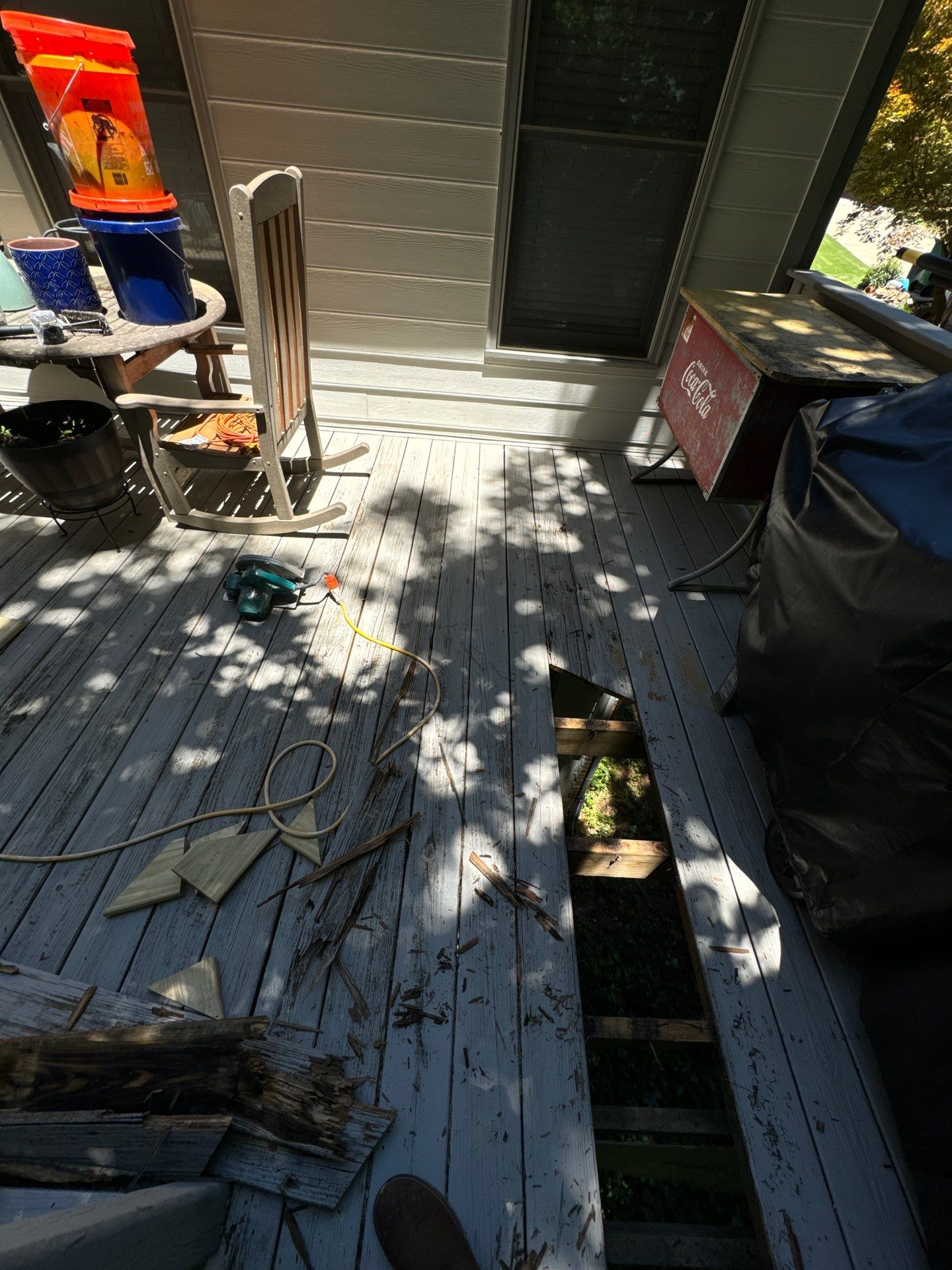 Deck Repair and Exterior Staining Project in Smyrna by Swift Home Renovations