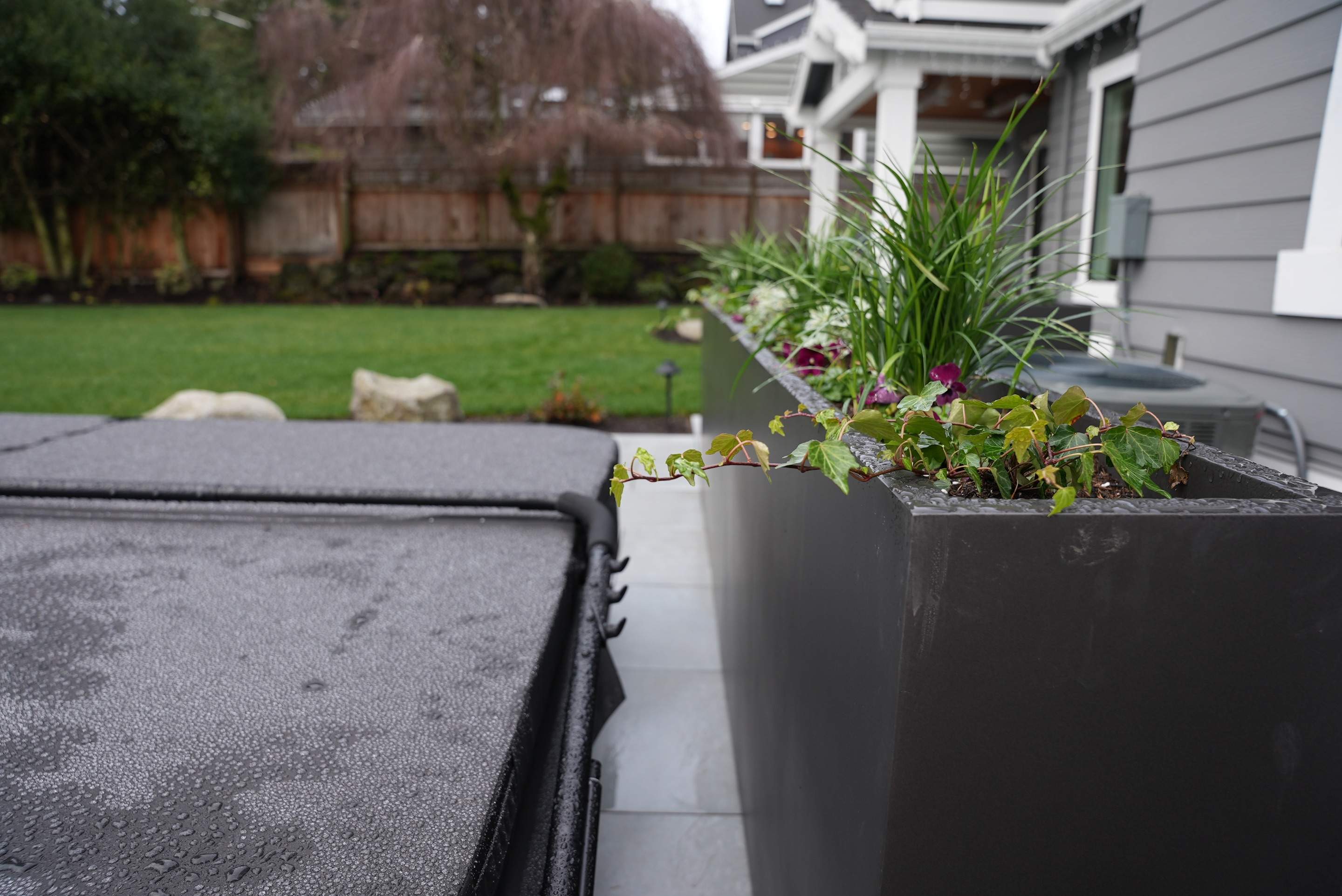 Hardscaping Back Patio Landscape Project  by Jireh Asphalt & Concrete Inc 