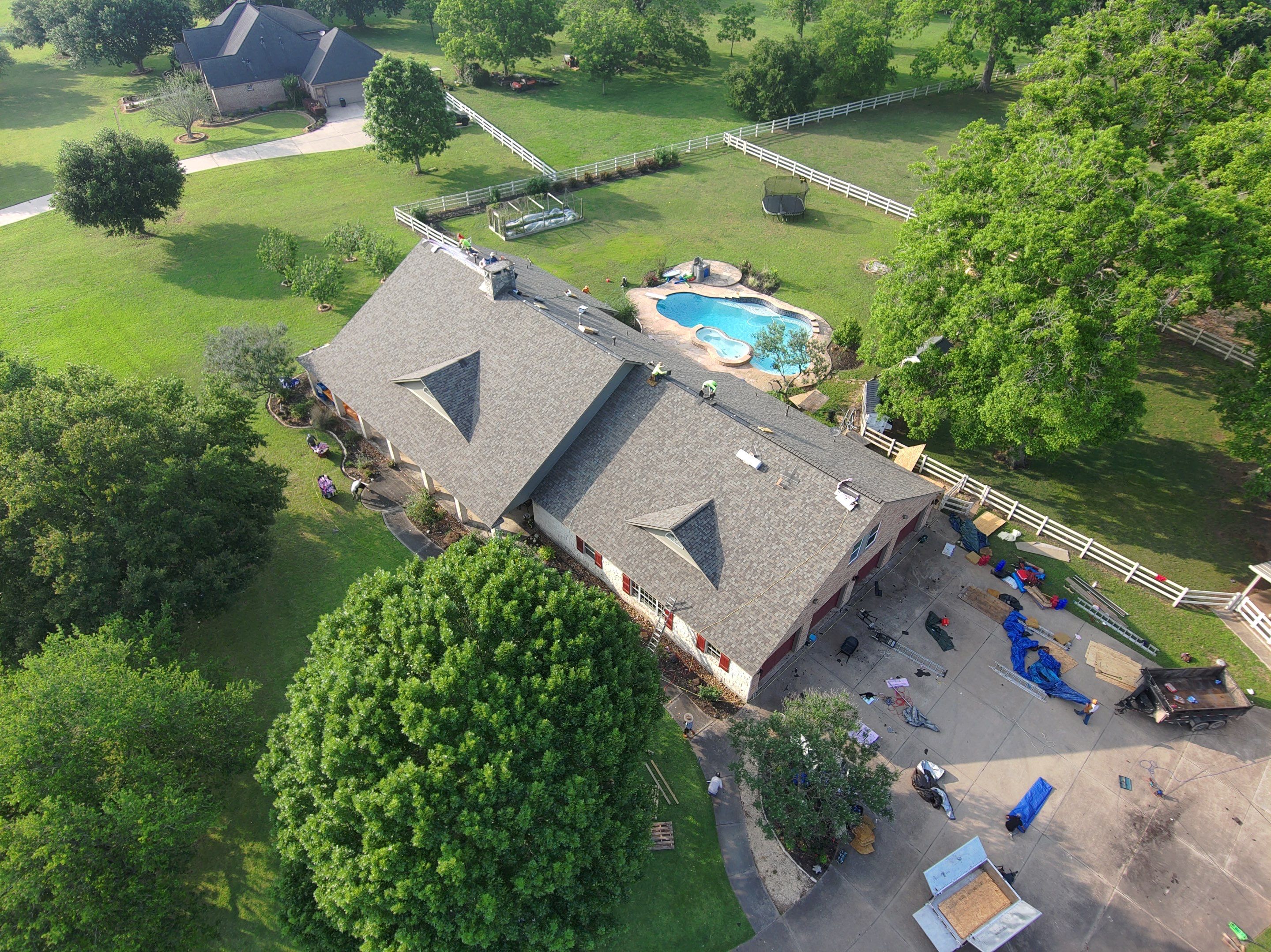 Residential Roofing Installation using Owen's Corning Duration (Lifetime) Shingles by Roof Repair Company