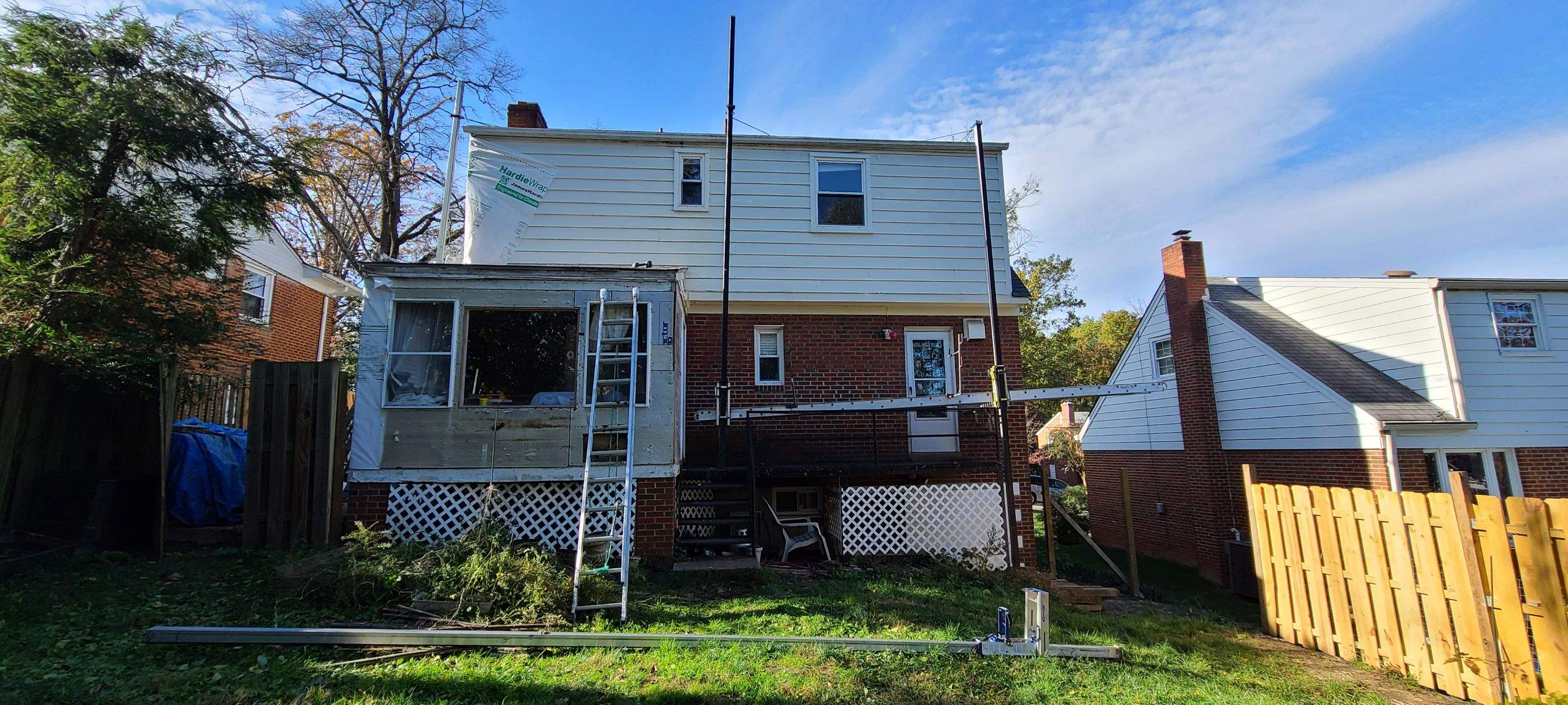 Siding Installation using James Hardie Siding and Trim by Window Depot of Annapolis