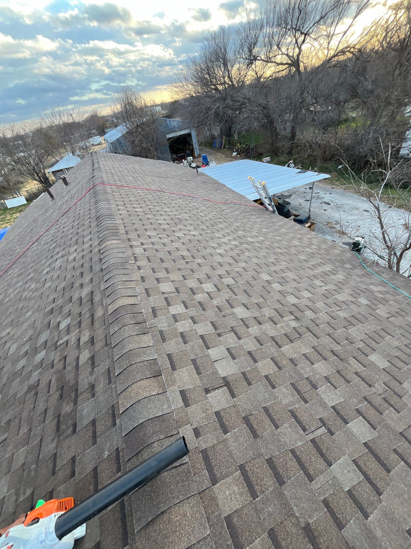 Reroof After Hail Storm -Atlas Pinnacle  by Berry Good Roofing 