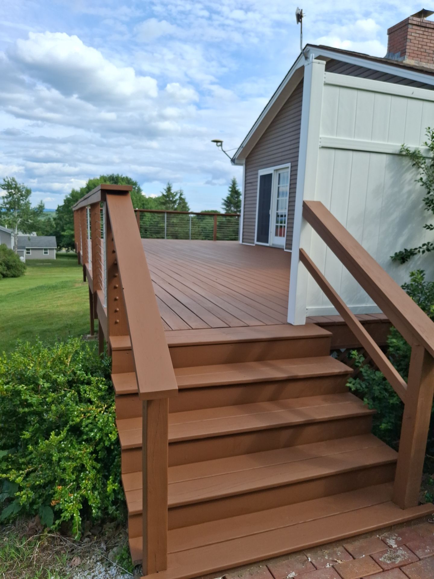 Deck Staining by Big Pine Panting Inc