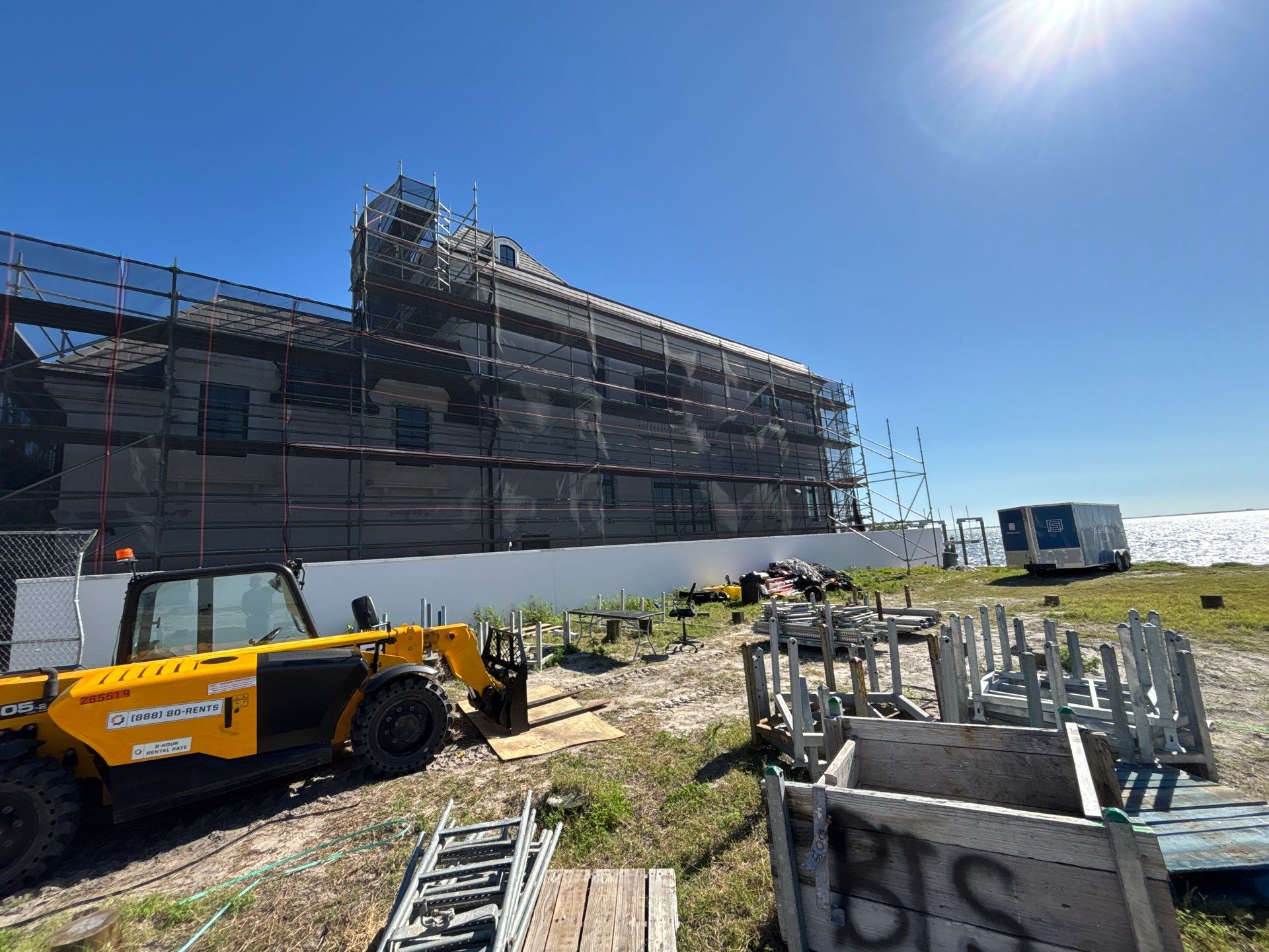 Gutter Installation using Half Round Seamless Gutters in Tampa FL by Gutter Professors