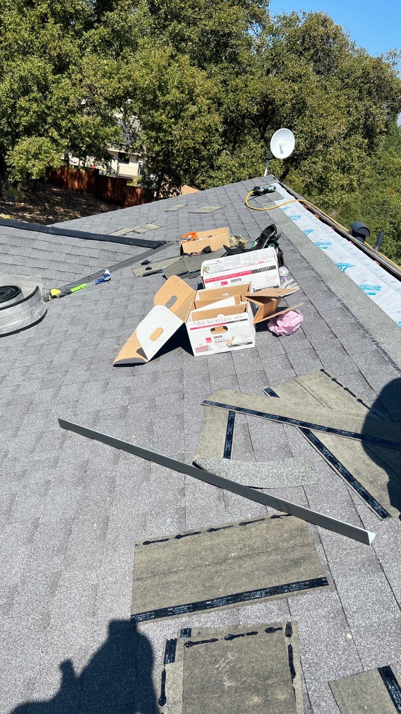 Gutters and new Roof by Byers Enterprises 
