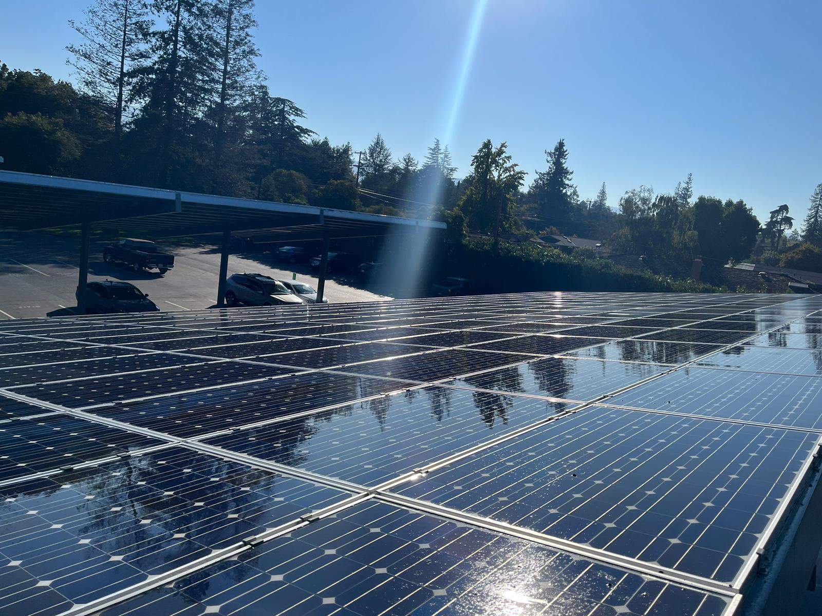 Los Alots Commercial Solar Panel Cleaning by All One Solar Shine