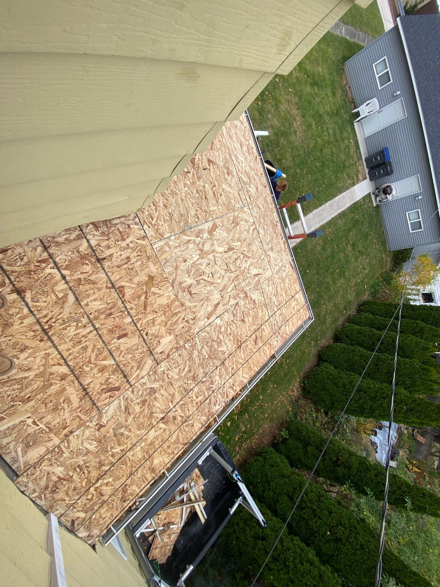 Flat Roof Porch with 60mil EPDM Rubber by Gellings Roofing & Siding