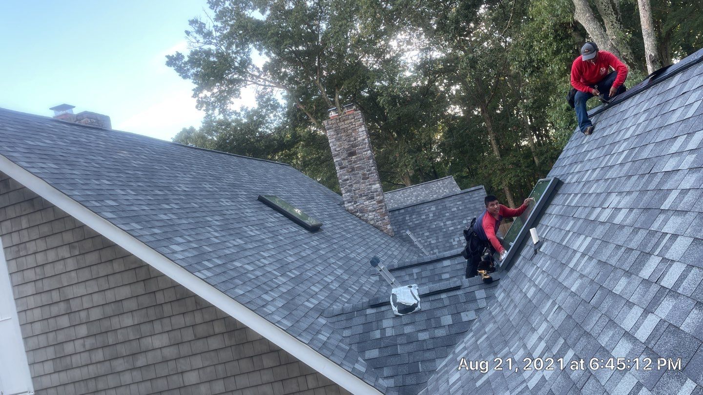 Roof Replacement using IKO Dynasty by American Home Contractors