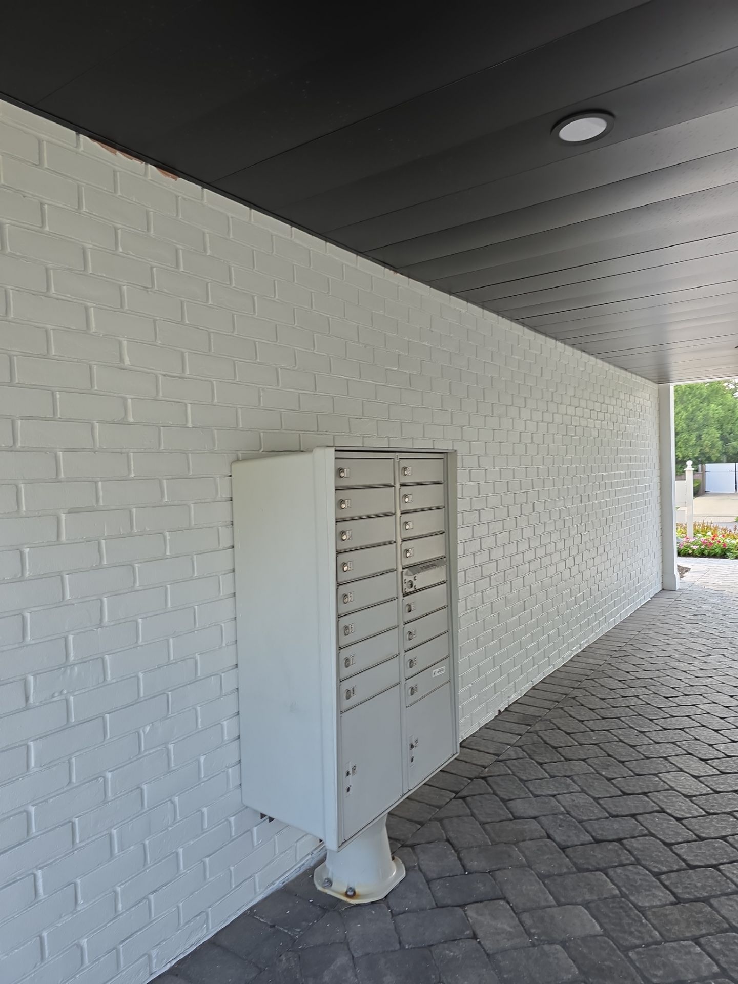 Multi-Unit Apartment Complex Exterior Brick Painting Project in Hackensack by Spectrum Painting, LLC