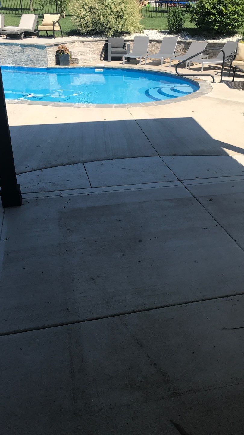 Patio using Slate Stone by Select Painting, Coatings & Garage Cabinets