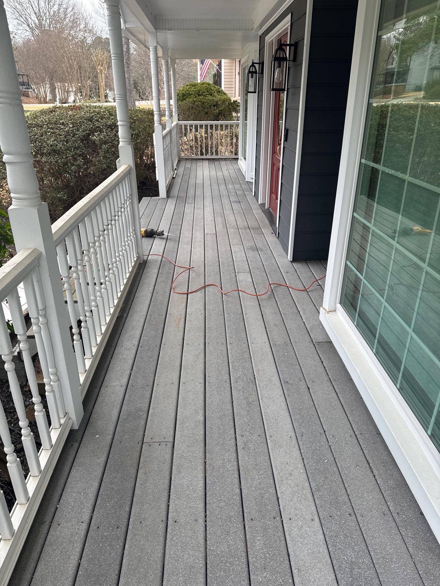 Front porch renovation by Swift Home Renovations