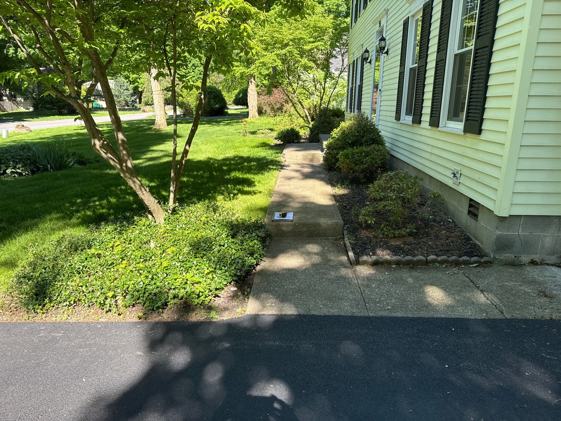 Fairport Oxford Slate Stamped Walkway by NG Masonry & Construction LLC