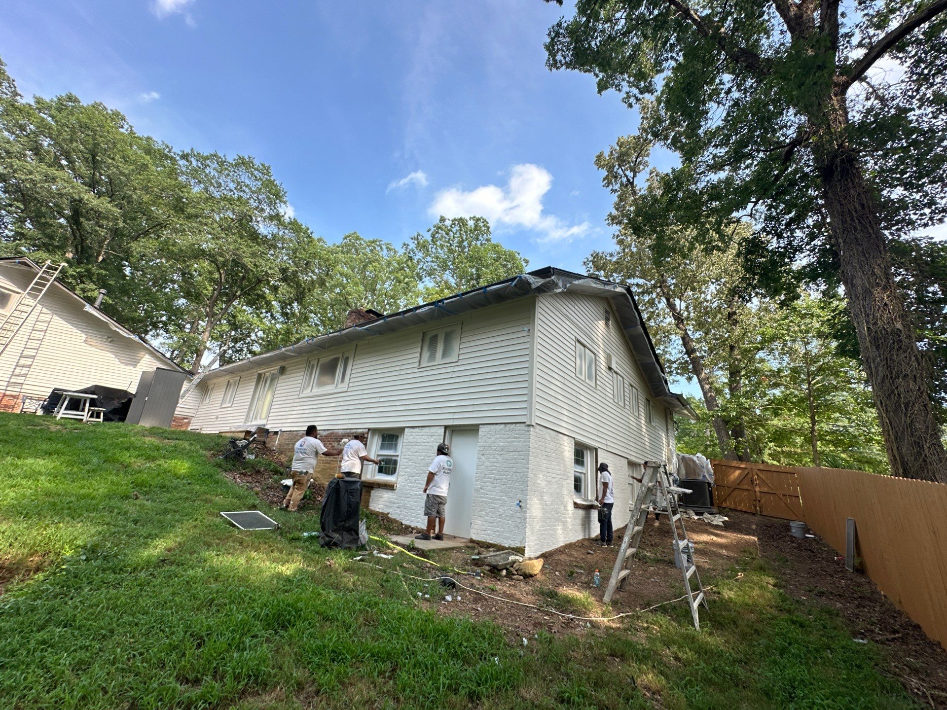 Mauldin Home Transformation With Custom Interior Molding and Exterior Painting by Painter1
