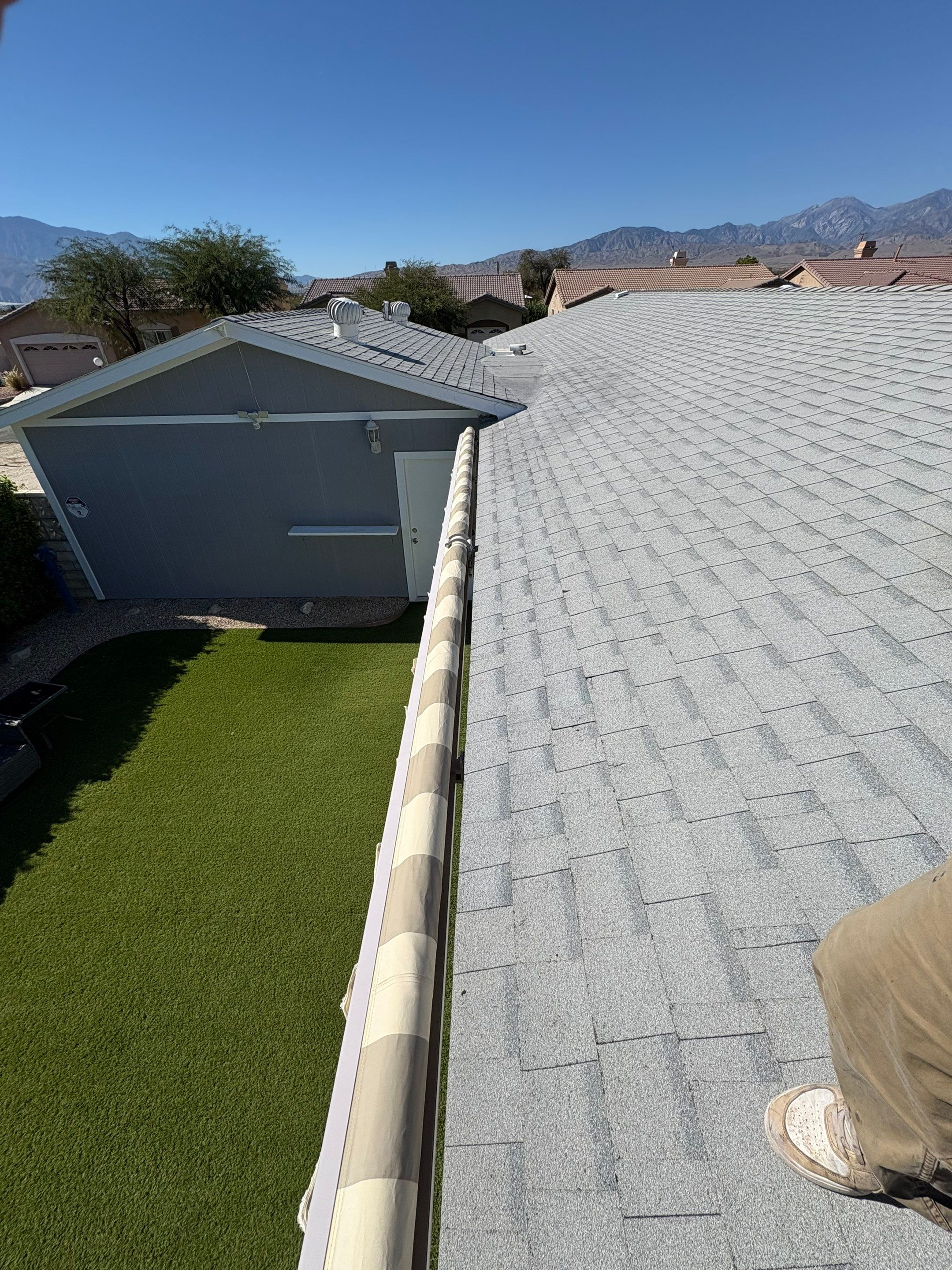 Project in Desert Hot Springs by Desert Roof Concepts