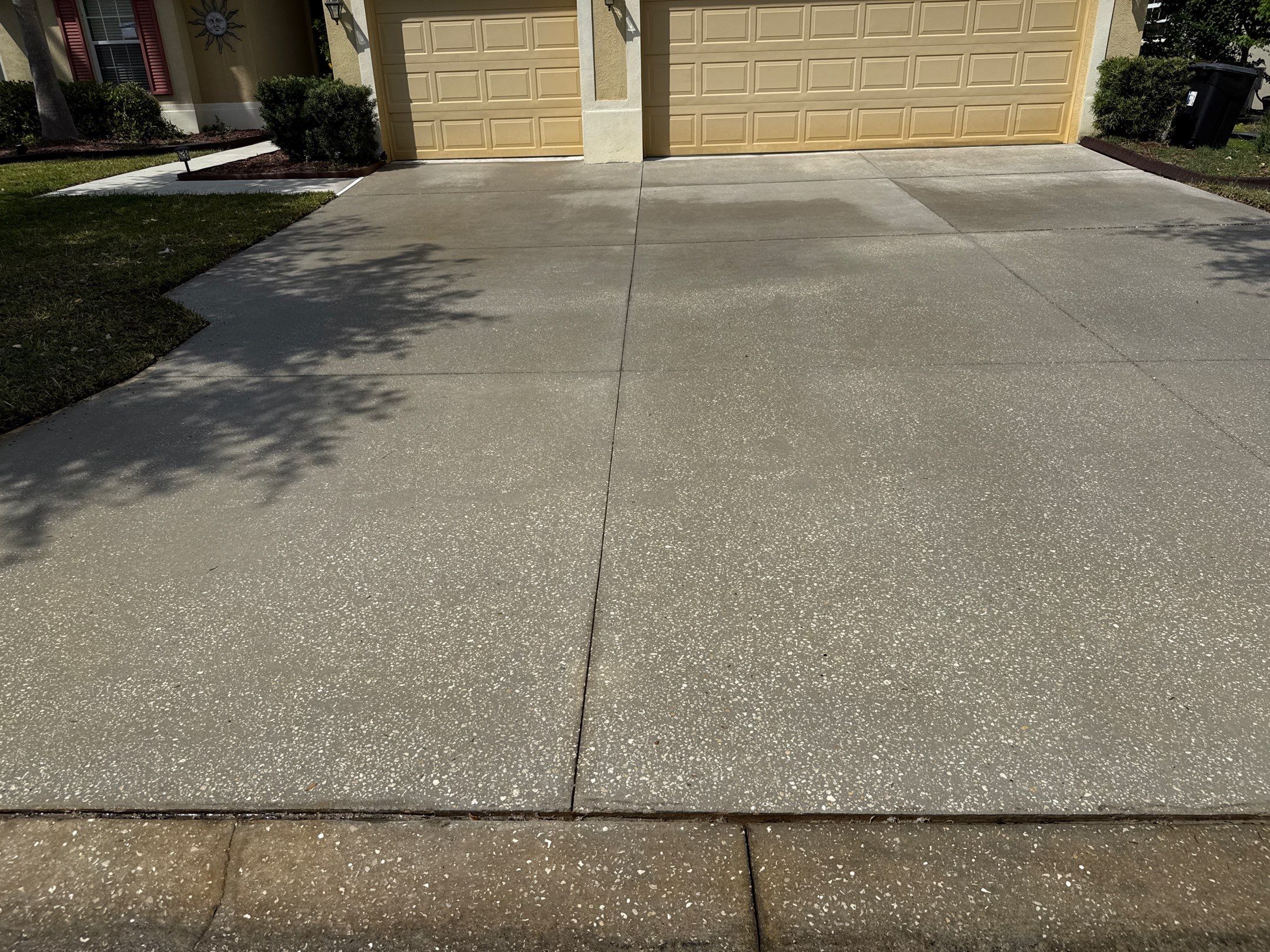 Driveway & Rear Wall Soft Wash | Lexington Community | Parrish, FL | Sunshine AquaWash by Sunshine AquaWash