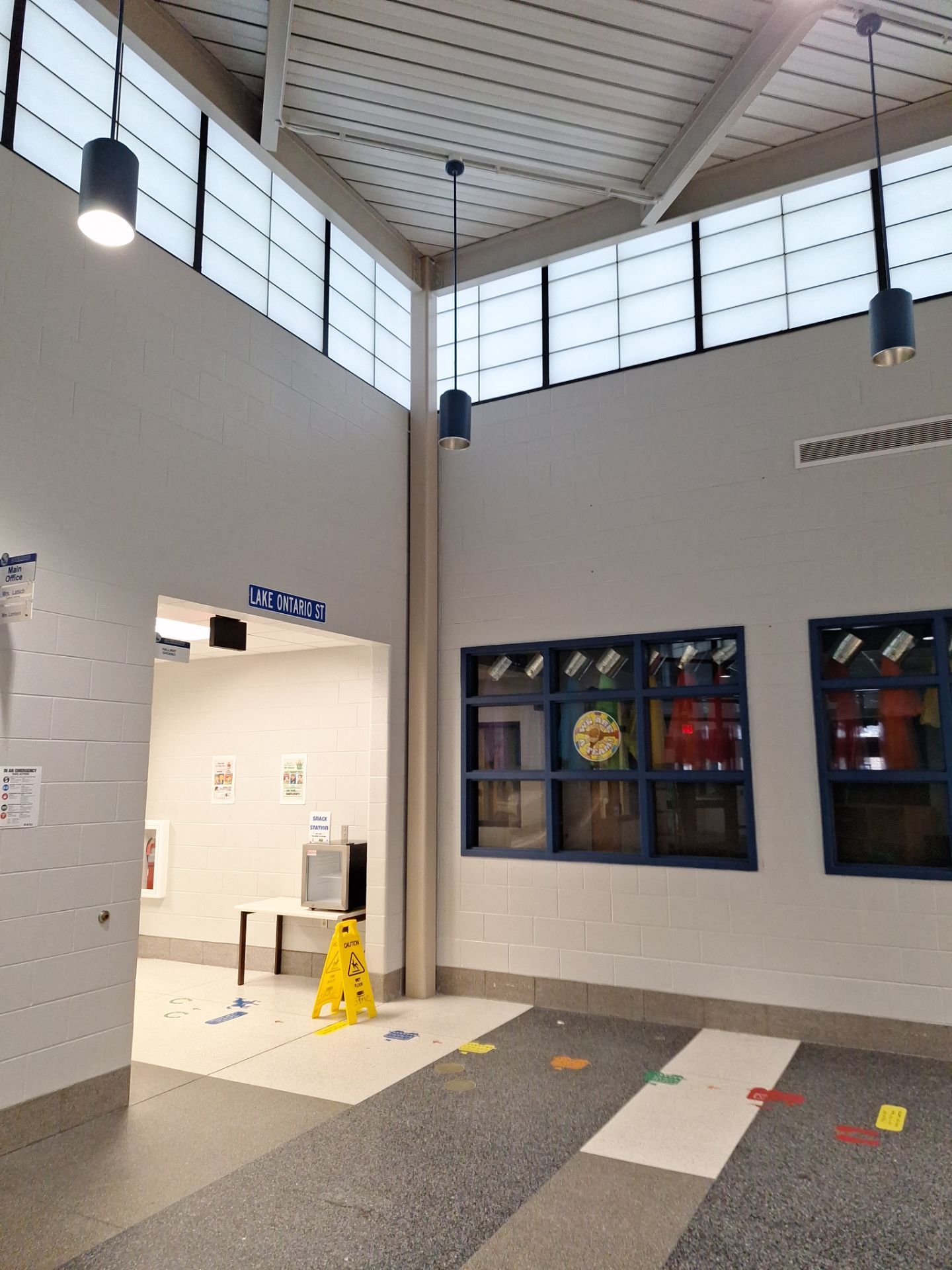 Interior Drywall Patching and repainting for Oakridge School district! by Gordon Painting