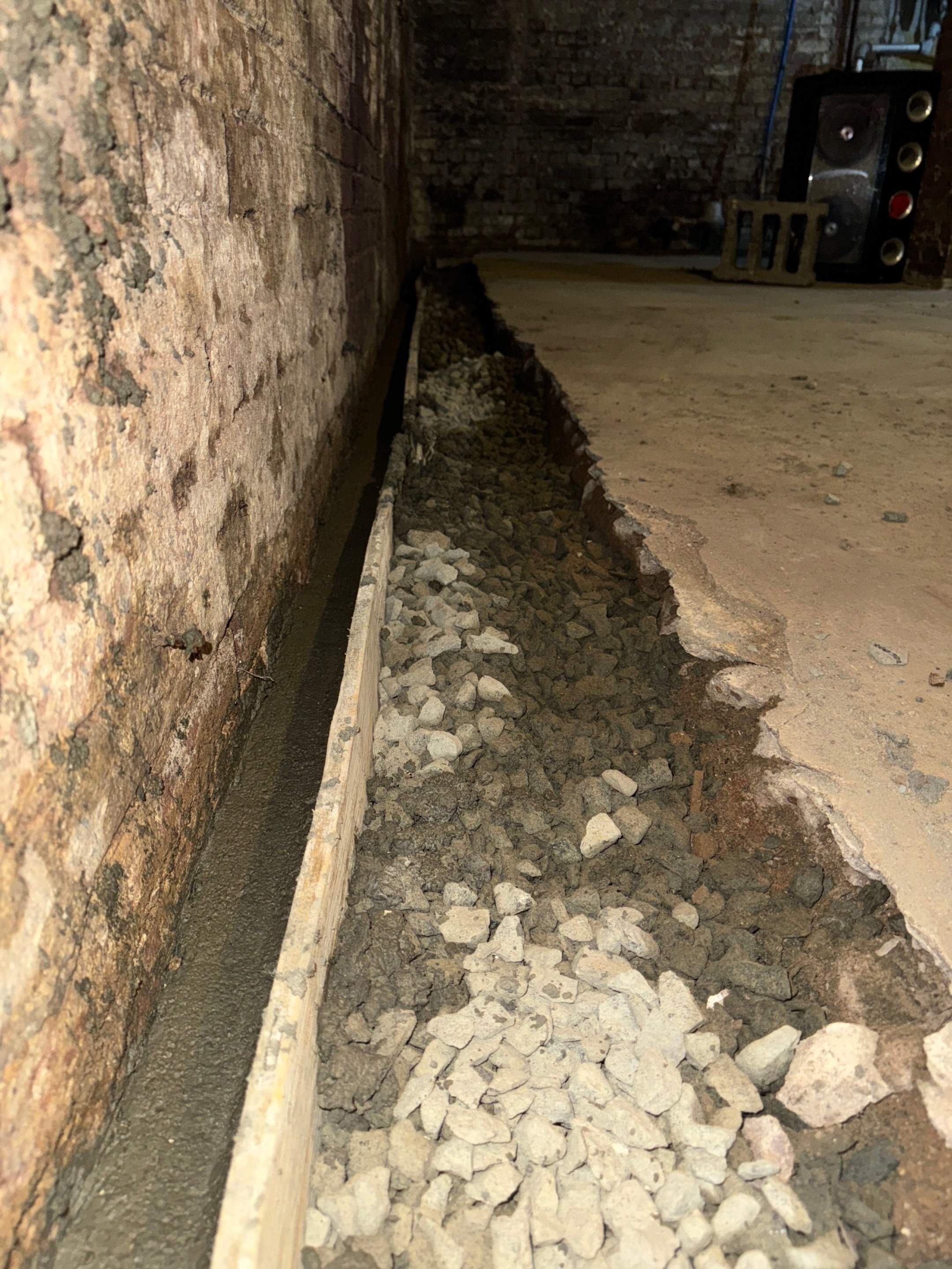 Interior French Drain & Wall Vapor Barrier in Newark, NJ  by Pure Service Pro, LLC 