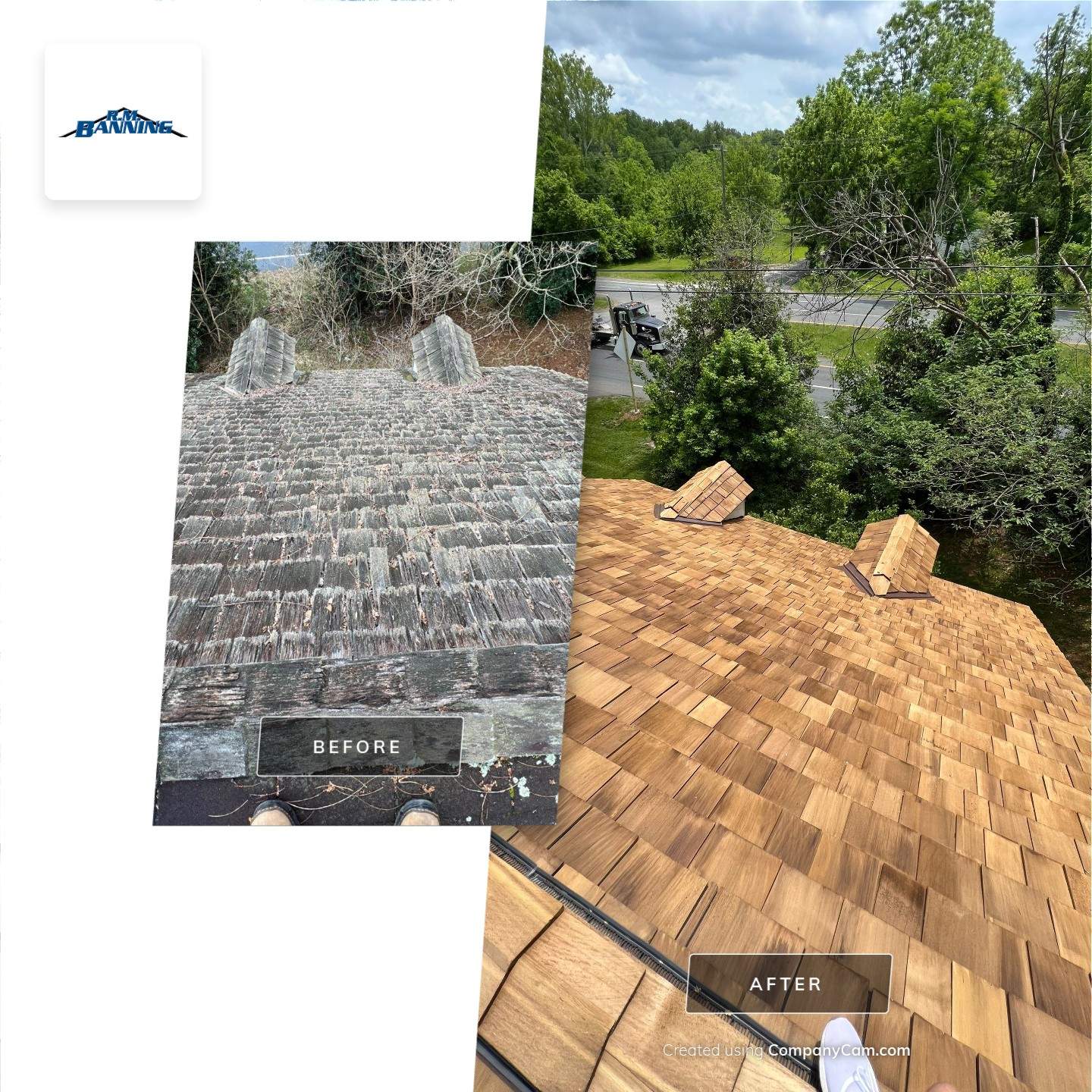 Gainesville Historic Structure: Western Red Cedar #1 Perfection G&R CCA Cedar Shakes by RM Banning, Inc.