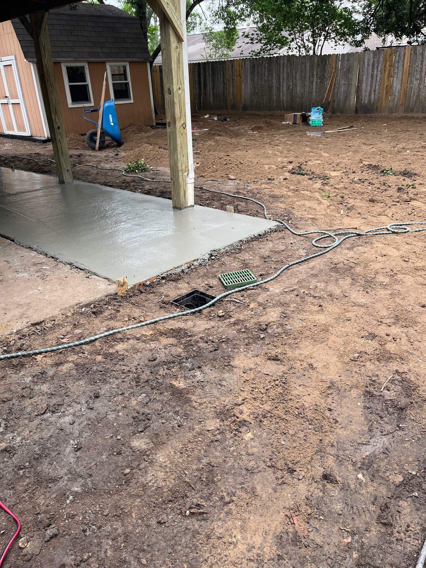 Bye-Bye Flooding! Mr. Dontaye's Back Patio & Drainage Overhaul π§π by Texas Urban Elements