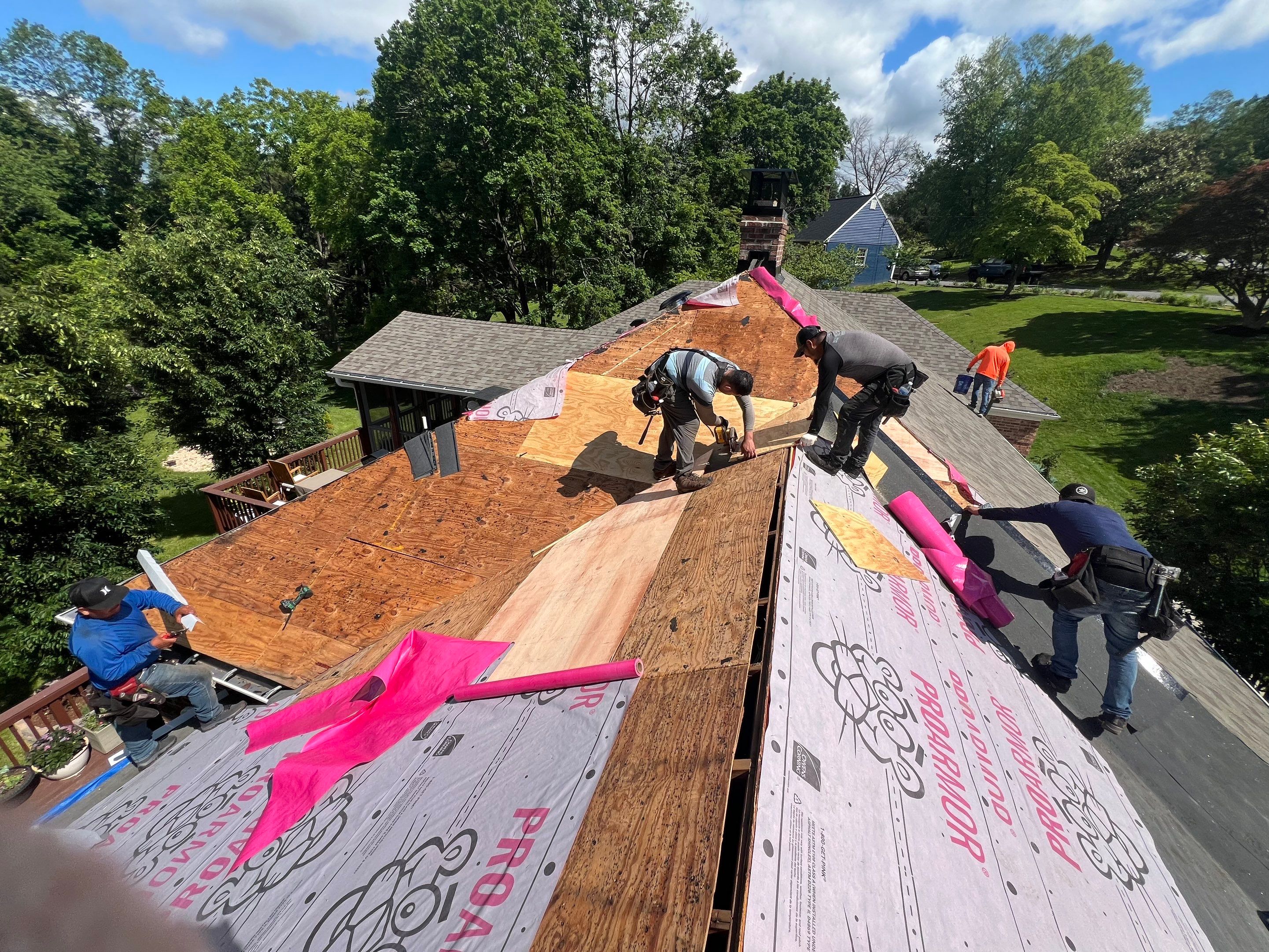 Residential Roof Replacement and Sheathing Repair in Frederick by Frederick Roof Repair