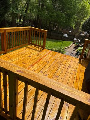 Deck using Wood Sealant