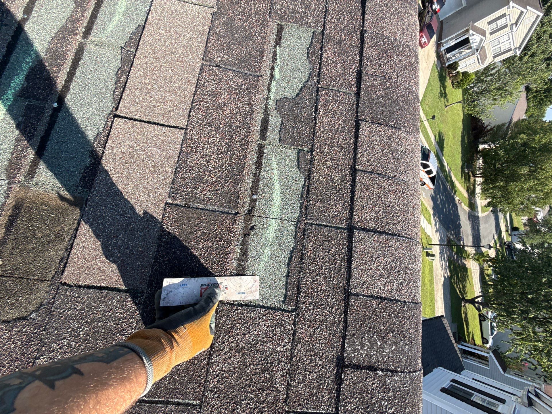 Roof replacement by wind damage by Just Brilliant Restoration JBR