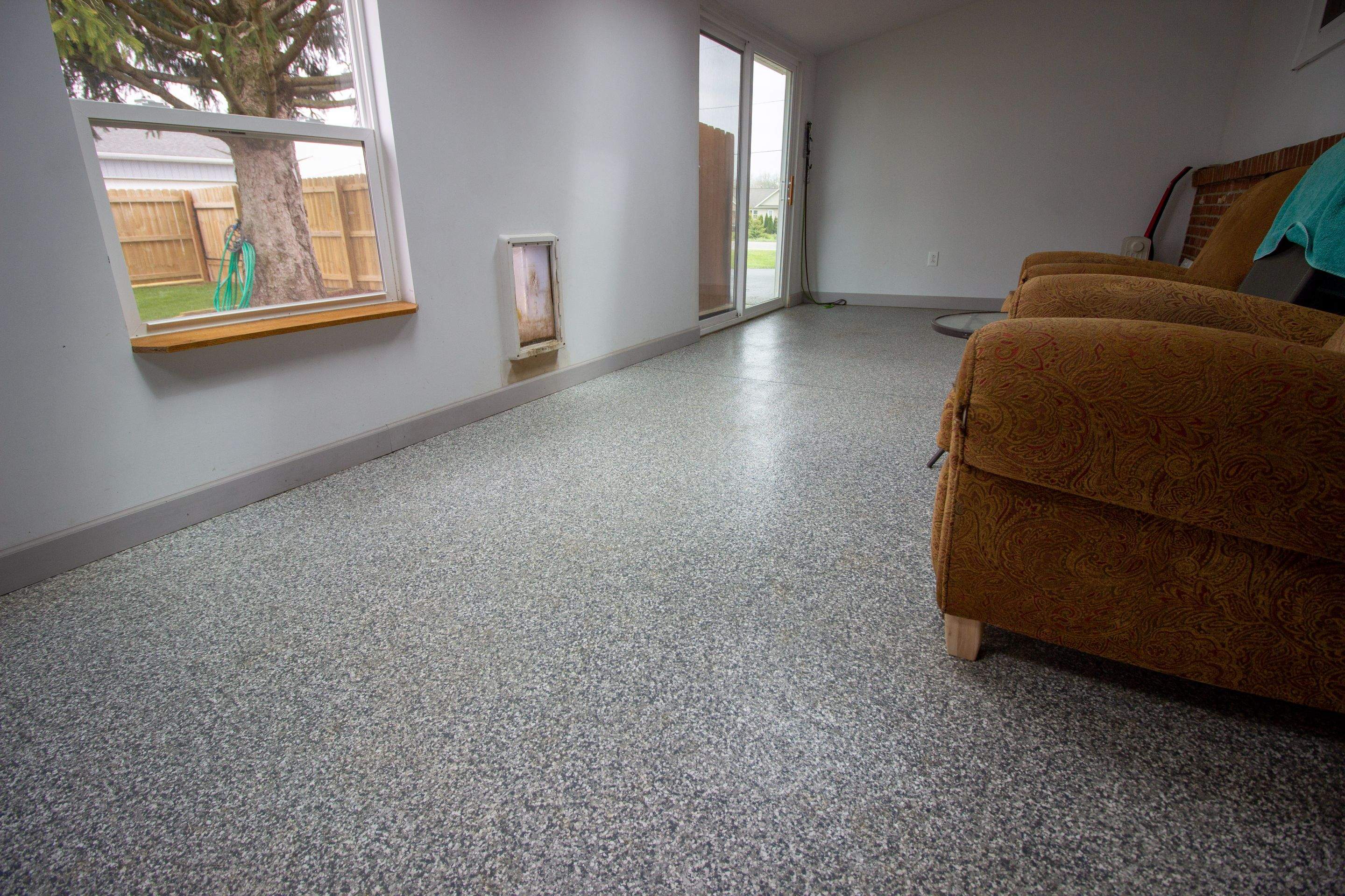 Sunroom Installation using Granite by Your1DayFloor.com